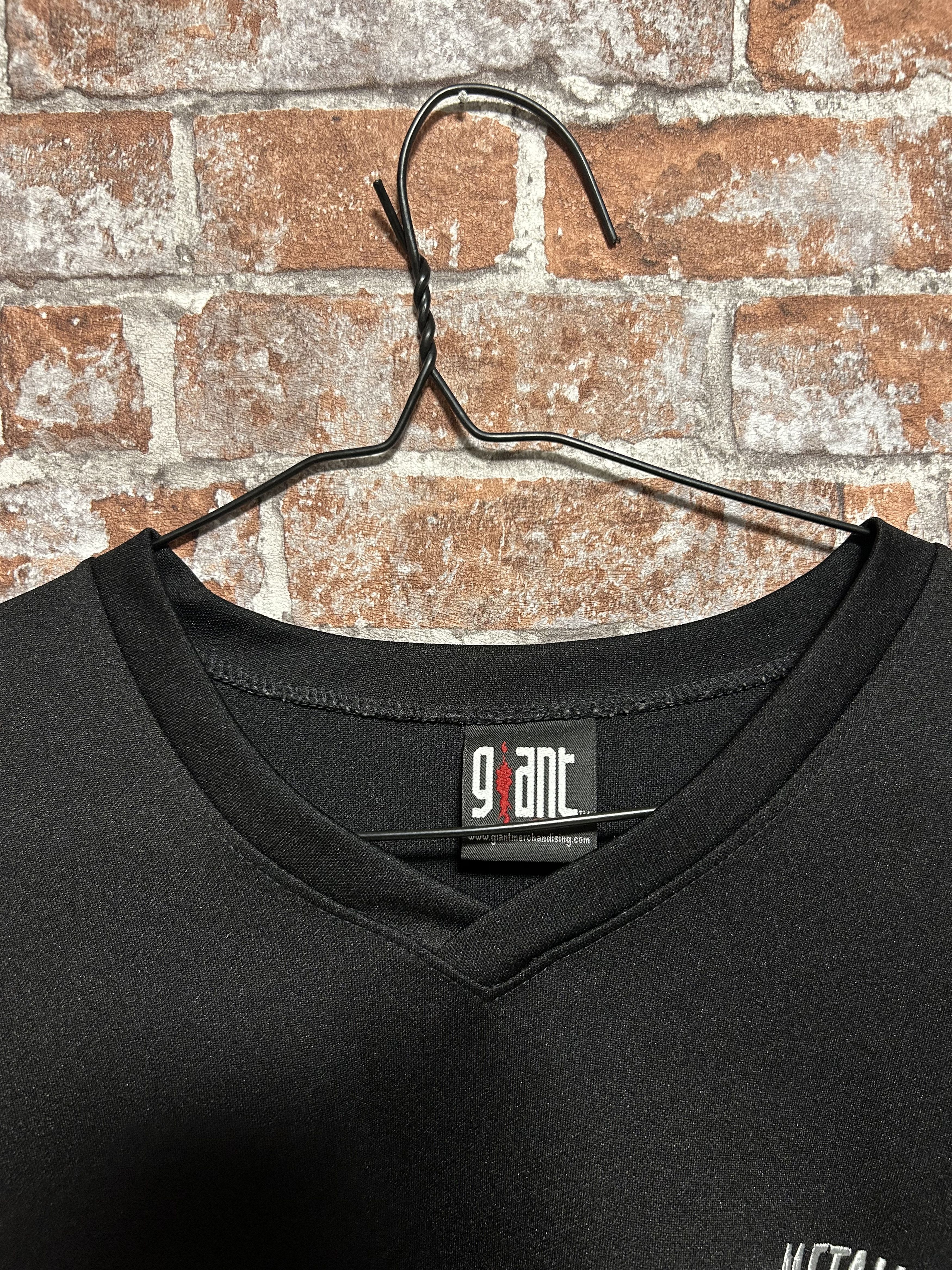 Band Tees × Vintage Vintage 90s Metallica Embroidered Logo Giant Jersey shirt Size US XL / EU 56 / 4 - 3 Thumbnail