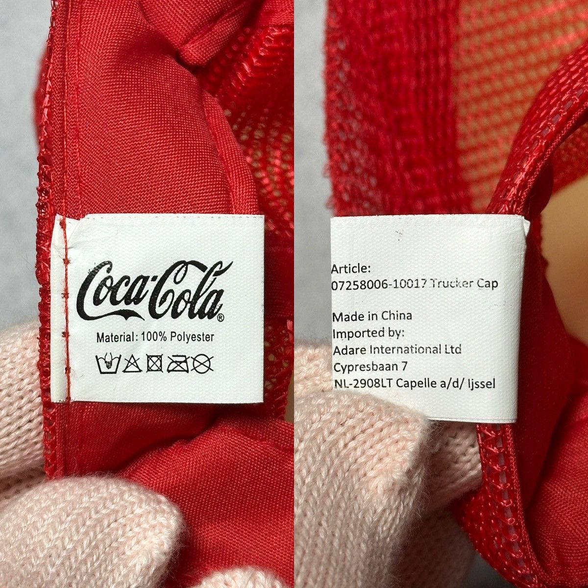 Coca Cola Vintage 90s Coca-Cola Coke Trucker Cap Hat Size ONE SIZE - 6 Thumbnail