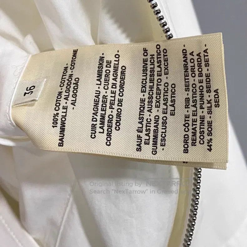 Hermes Hermes Off-white leather patch embroidery jacket Size XS / US 0-2 / IT 36-38 - 5 Thumbnail