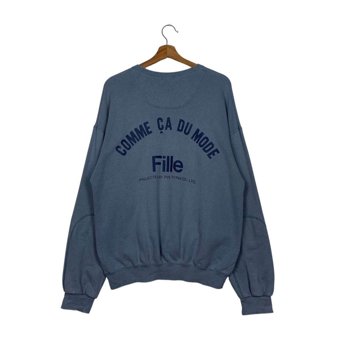 Comme Ca Ism Comme Ca Du Mode Big Logo Sweatshirt Size US M / EU 48-50 / 2 - 1 Thumbnail