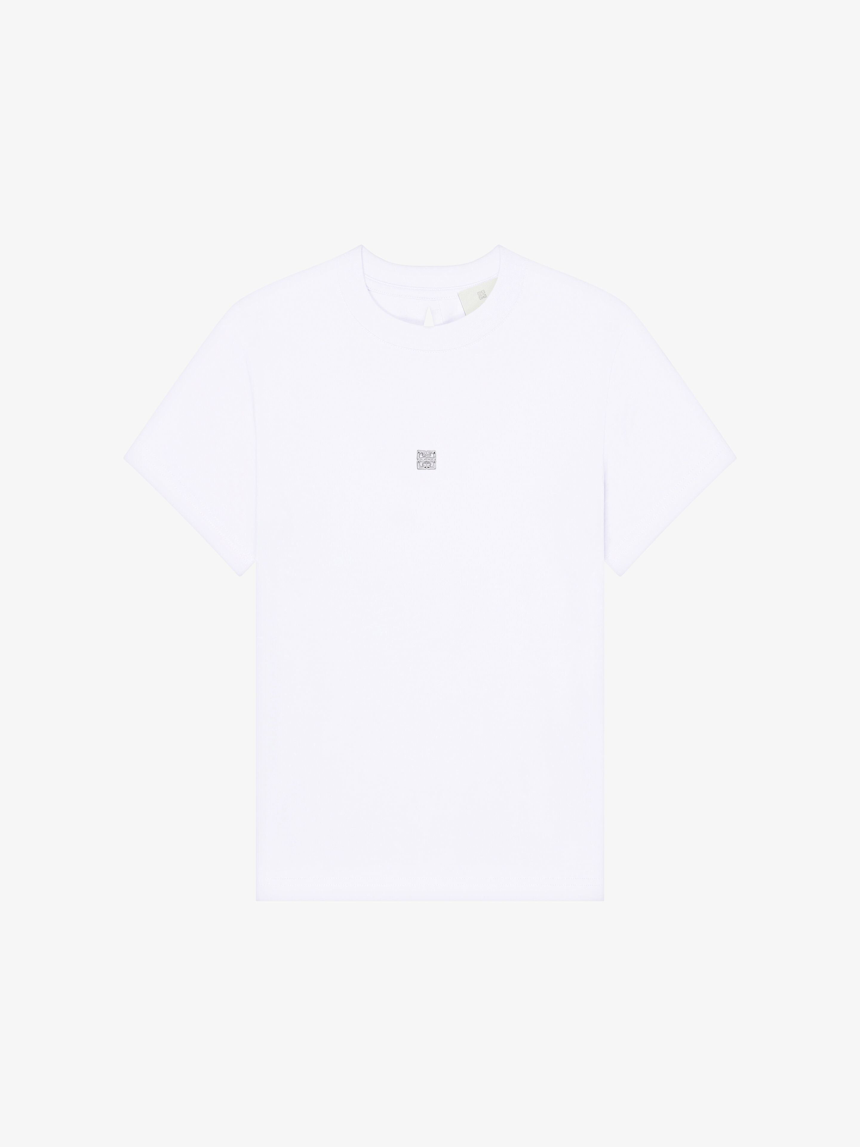 Givenchy o1w1db10326 Back Bow T-Shirt in White Size XS / US 0-2 / IT 36-38 - 1 Thumbnail