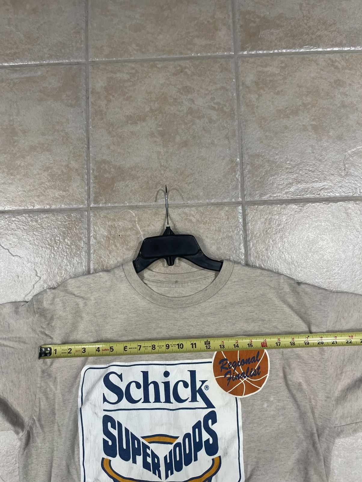 Vintage Vintage 1995 Starter x Schick “Super Hoops” shirt sz XL Size US XL / EU 56 / 4 - 11 Thumbnail