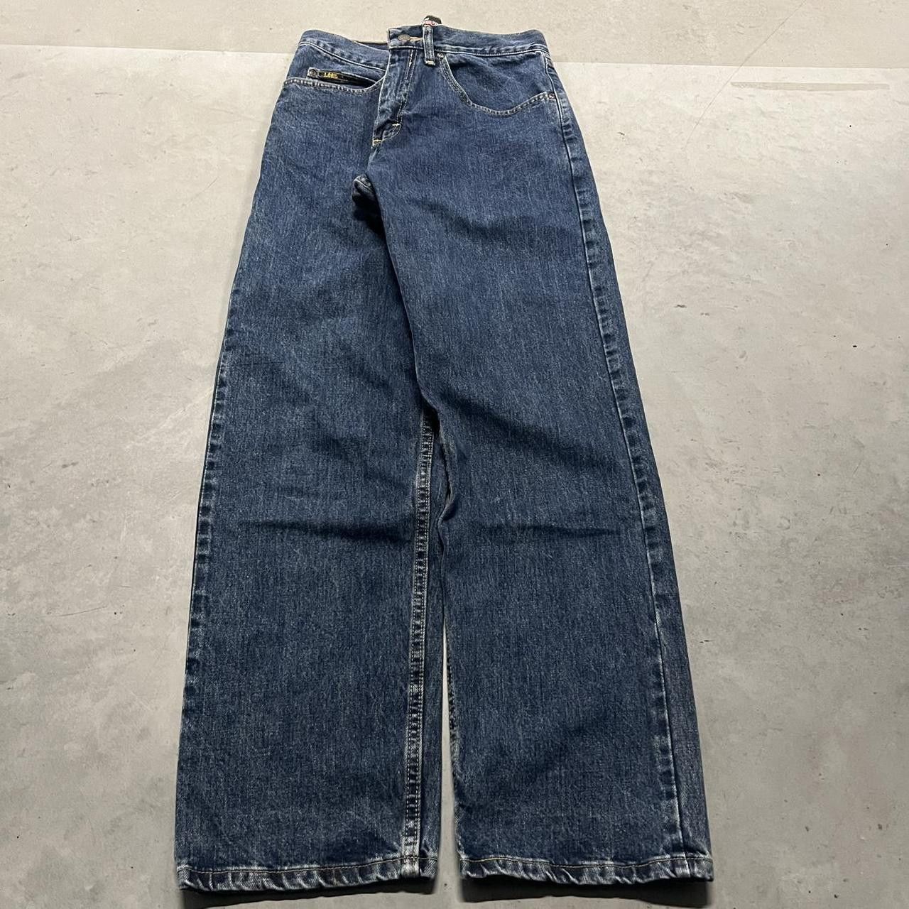 Vintage Vintage Y2K/2000s Grunge Dark Wash Denim Jeans! Size US 32 / EU 48 - 1 Thumbnail