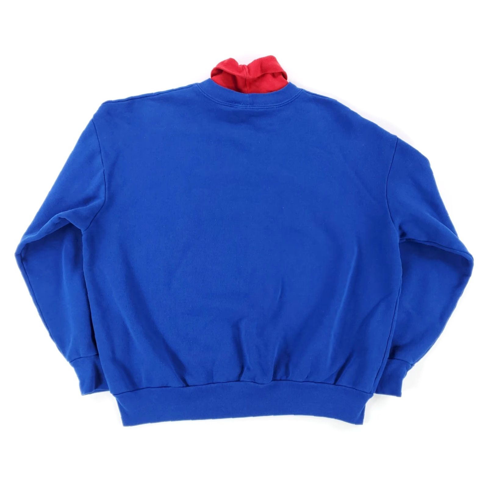 Vintage VINTAGE Majestic University of Kansas Jayhawks Turtleneck Sweatshirt Mens XL Blue 90s Pullover Size US XL / EU 56 / 4 - 3 Thumbnail