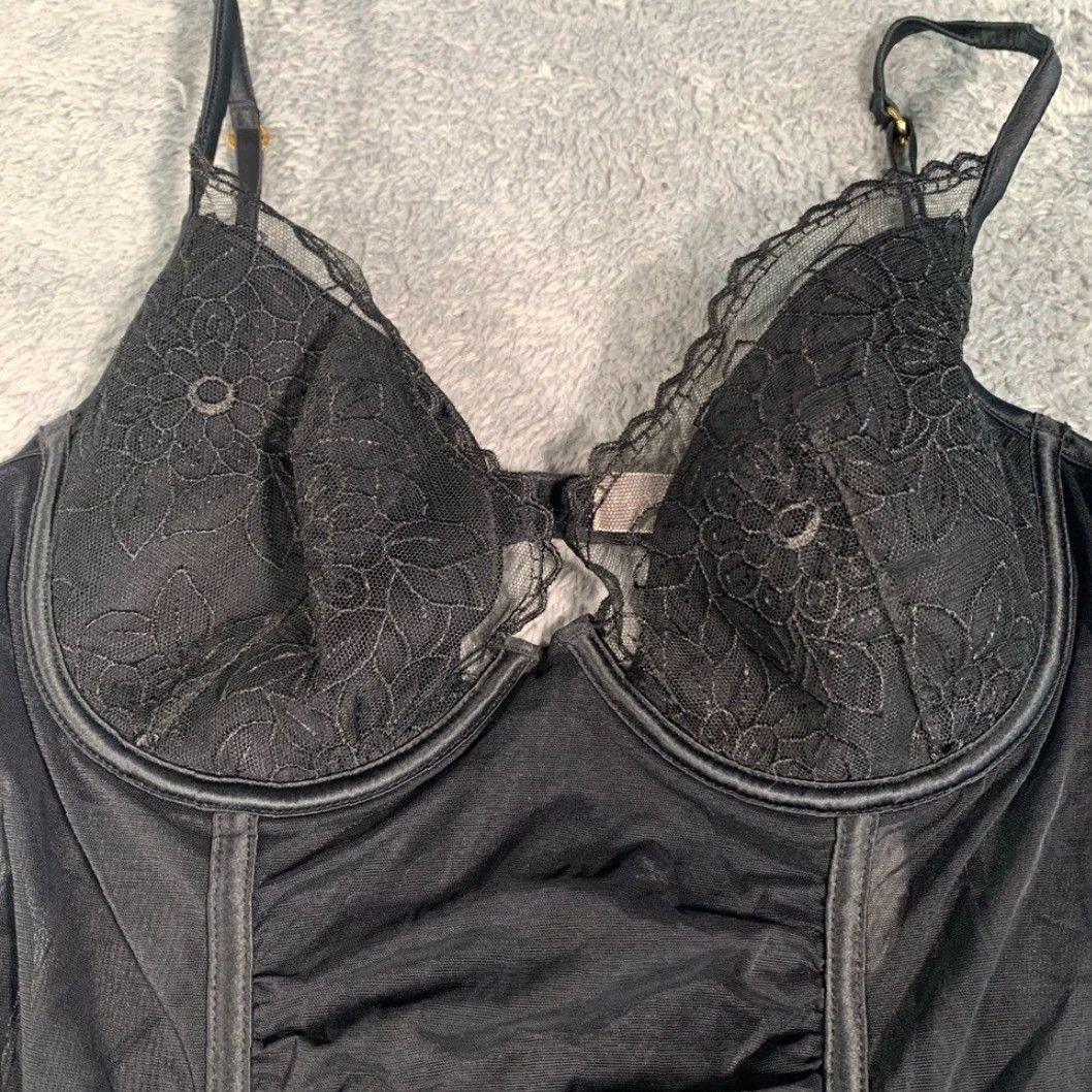 Victoria's Secret Victoria's Secret Black Lace Chemise Slip Dress Women One Size Regular Chemise Black Lace Slip Victoria's Secret Size ONE SIZE - 3 Thumbnail