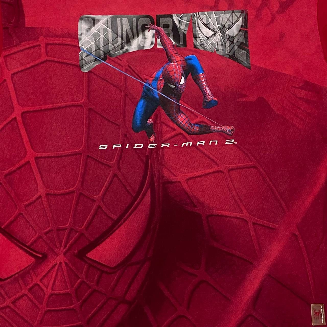 Marvel Comics Vintage Y2K big print movie spiderman 2 film Size US L / EU 52-54 / 3 - 2 Thumbnail