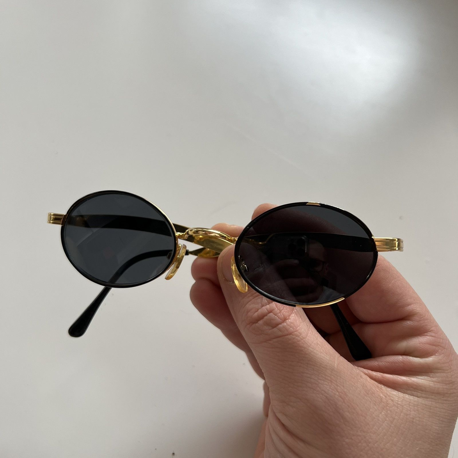 Designer × Gianfranco Ferre × Vintage Gianfranco Ferre vintage oval sunglasses 90s Size ONE SIZE - 1 Thumbnail