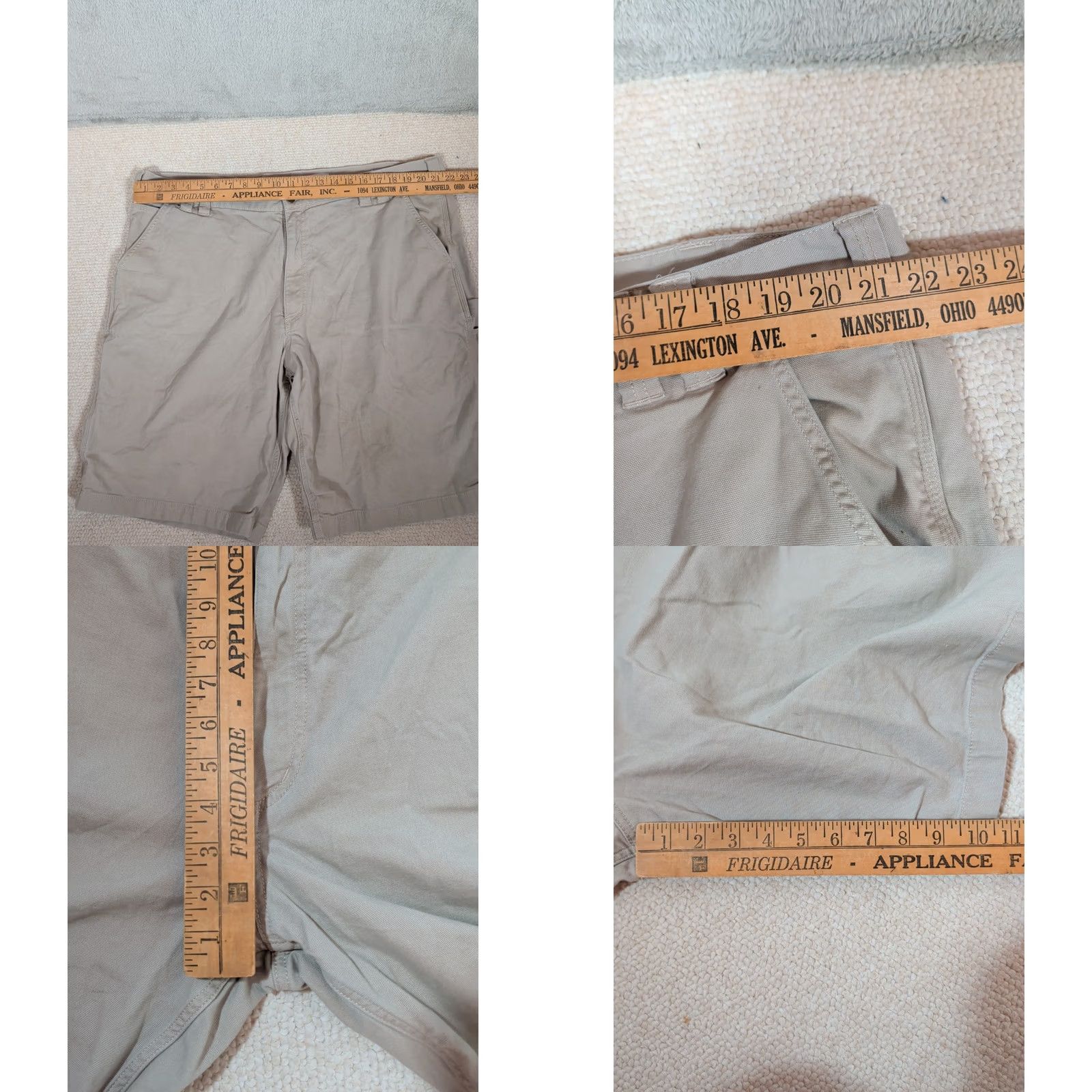 Carhartt Carhartt Shorts Relaxed Fit Rugged Flex Canvas Utility Work Men's Sz 44 Beige Size US 44 / EU 60 - 8 Thumbnail