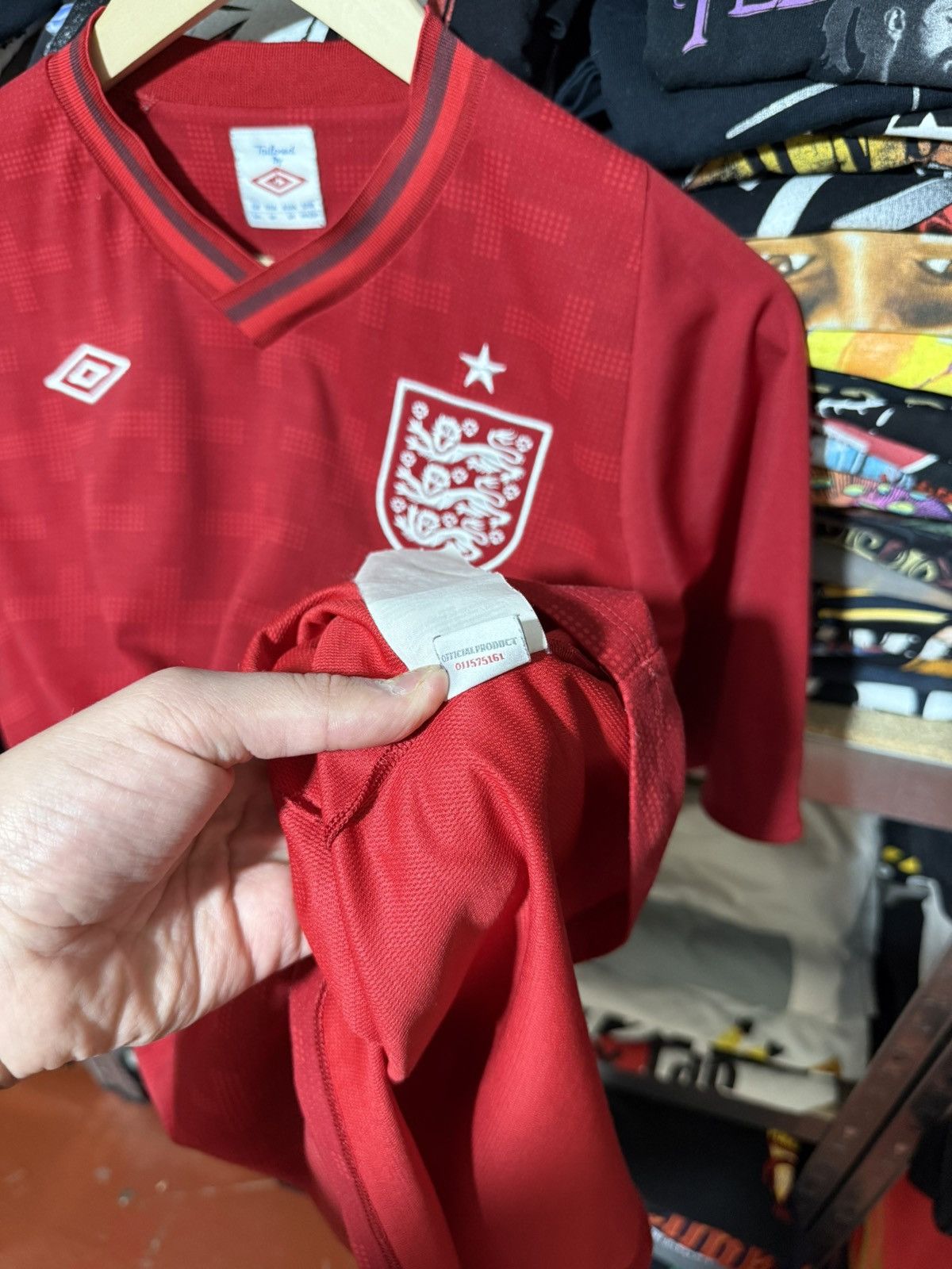 Umbro Rare Umbro England 2012 2013 Goalkeeper Home Soccer Jersey Size US L / EU 52-54 / 3 - 8 Thumbnail