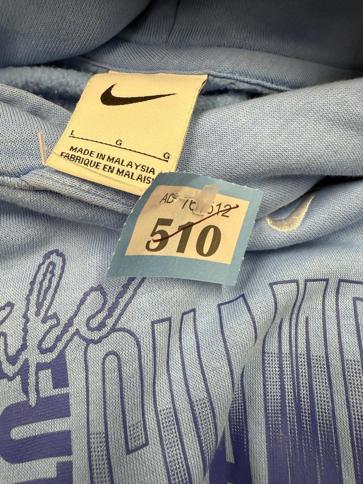 Nike Nike Culture Champs Blue Hoodie Sweatshirt B510 Size L / US 10 / IT 46 - 3 Thumbnail