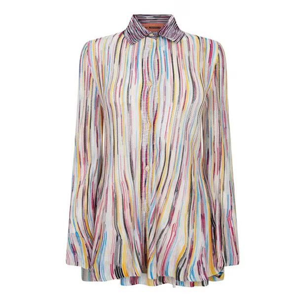 Missoni o1g2r1mq1124 Shirt in Multicolor Size M / US 6-8 / IT 42-44 - 1 Thumbnail