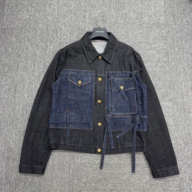 Louis Vuitton Louis Vuitton Denim Jacket with Bow Detail Size US L / EU 52-54 / 3 - 1 Thumbnail