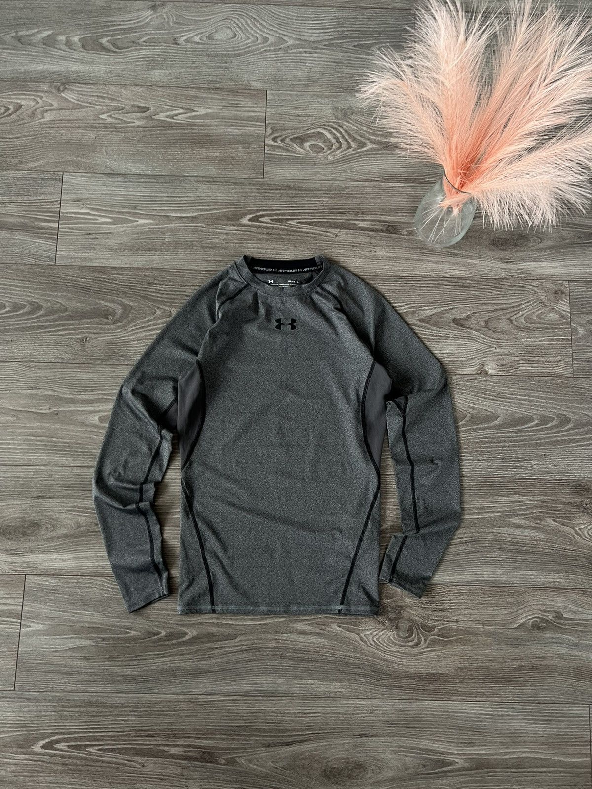 Other × Under Armour Under Armour Central Logo Onix Compression Heatgear Long Tee Size US M / EU 48-50 / 2 - 5 Thumbnail