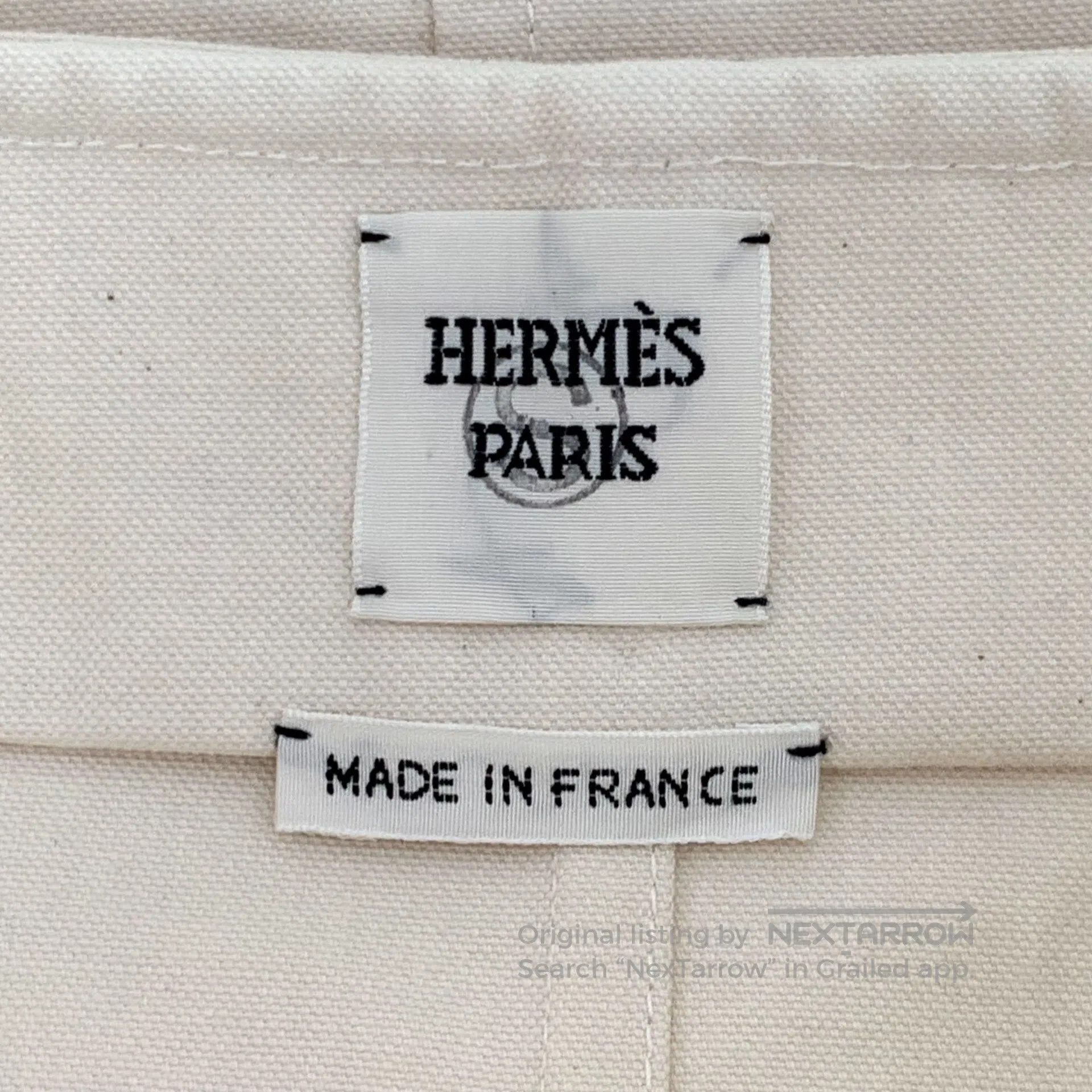 Hermes Hermes Beige bell chain decoration cotton casual half skir Size 35" - 7 Thumbnail
