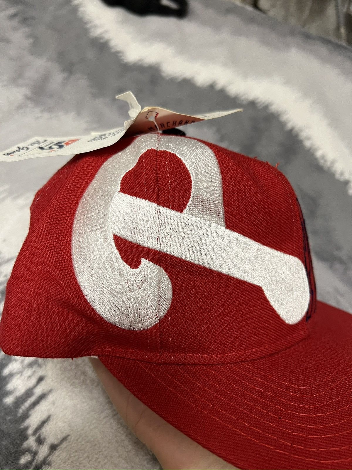 The Game × Vintage Vintage the game Philadelphia Phillies red rare hat 90s Size ONE SIZE - 3 Thumbnail