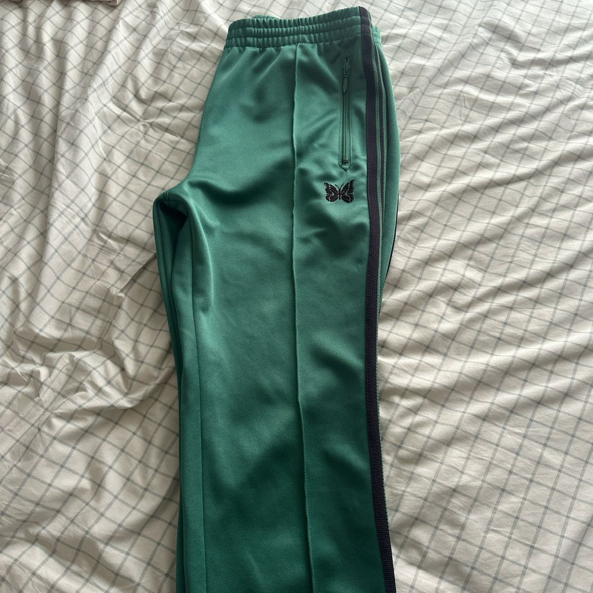 Needles Needles Green Narrow Sweatpants Size US 32 / EU 48 - 4 Thumbnail