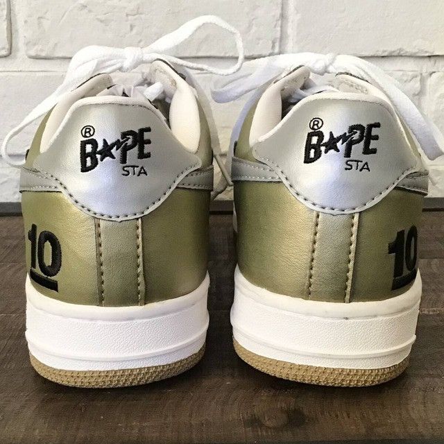 Bape 2003 NW 10th Anniversary Leather BAPE STA Sneakers NIGO APE Size US 8.5 / EU 41-42 - 5 Thumbnail