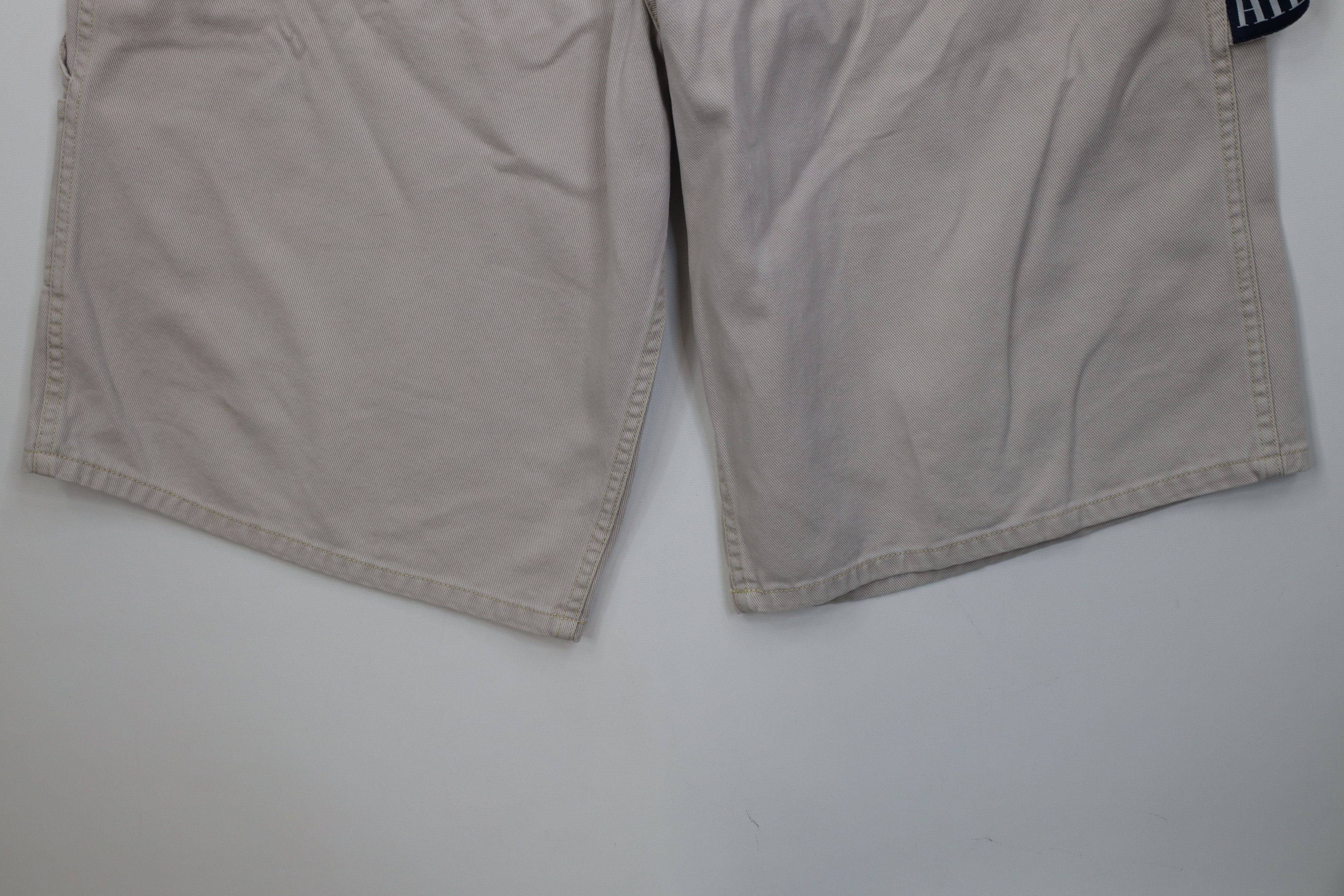 Tommy Hilfiger Vintage 90s Tommy Hilfiger Baggy Dungaree Denim Shorts Gray Size US 32 / EU 48 - 4 Thumbnail