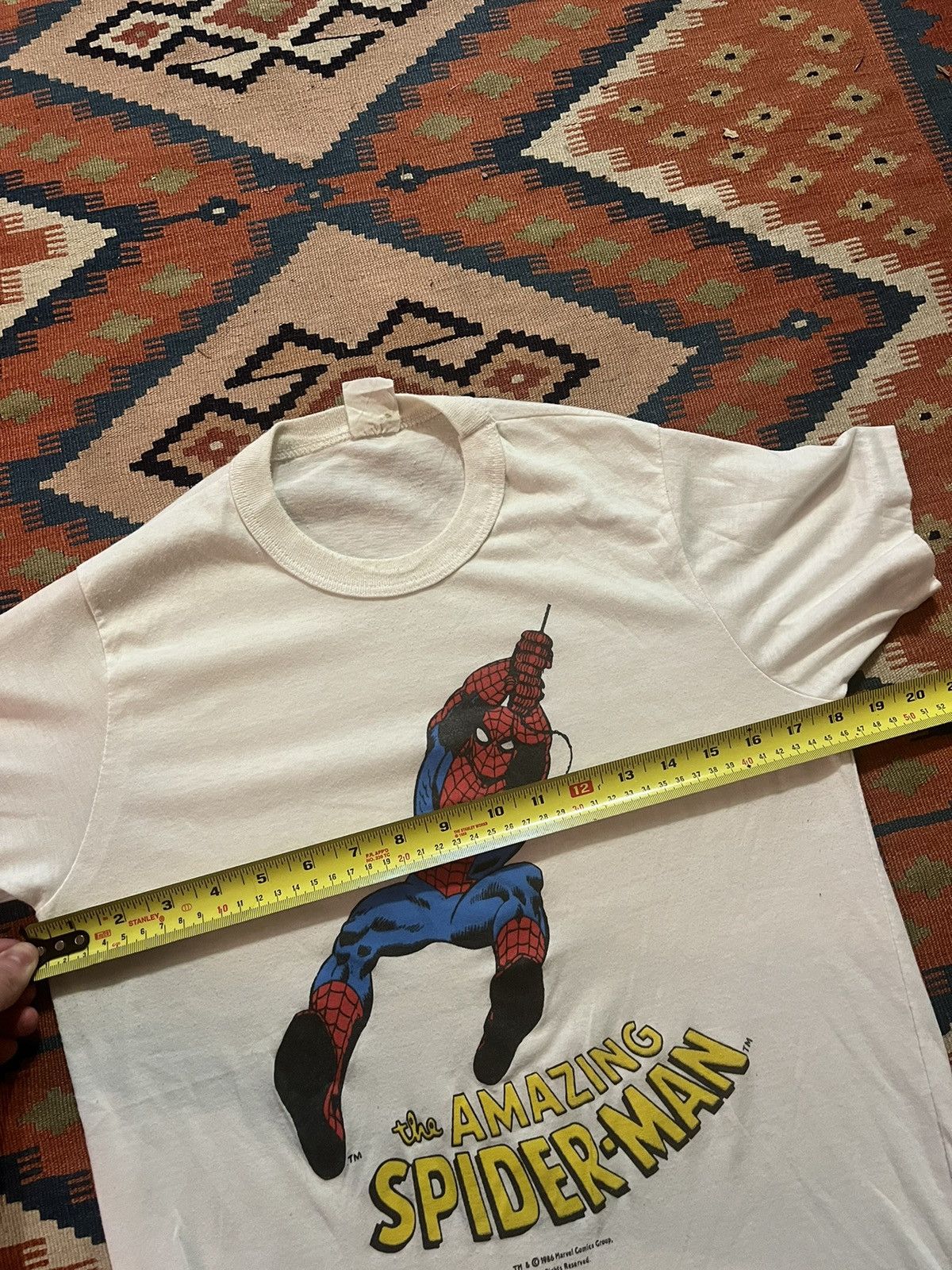 Other Vintage marvel comic amazing Spider-Man t shirt AOP 1986 Size US L / EU 52-54 / 3 - 7 Thumbnail