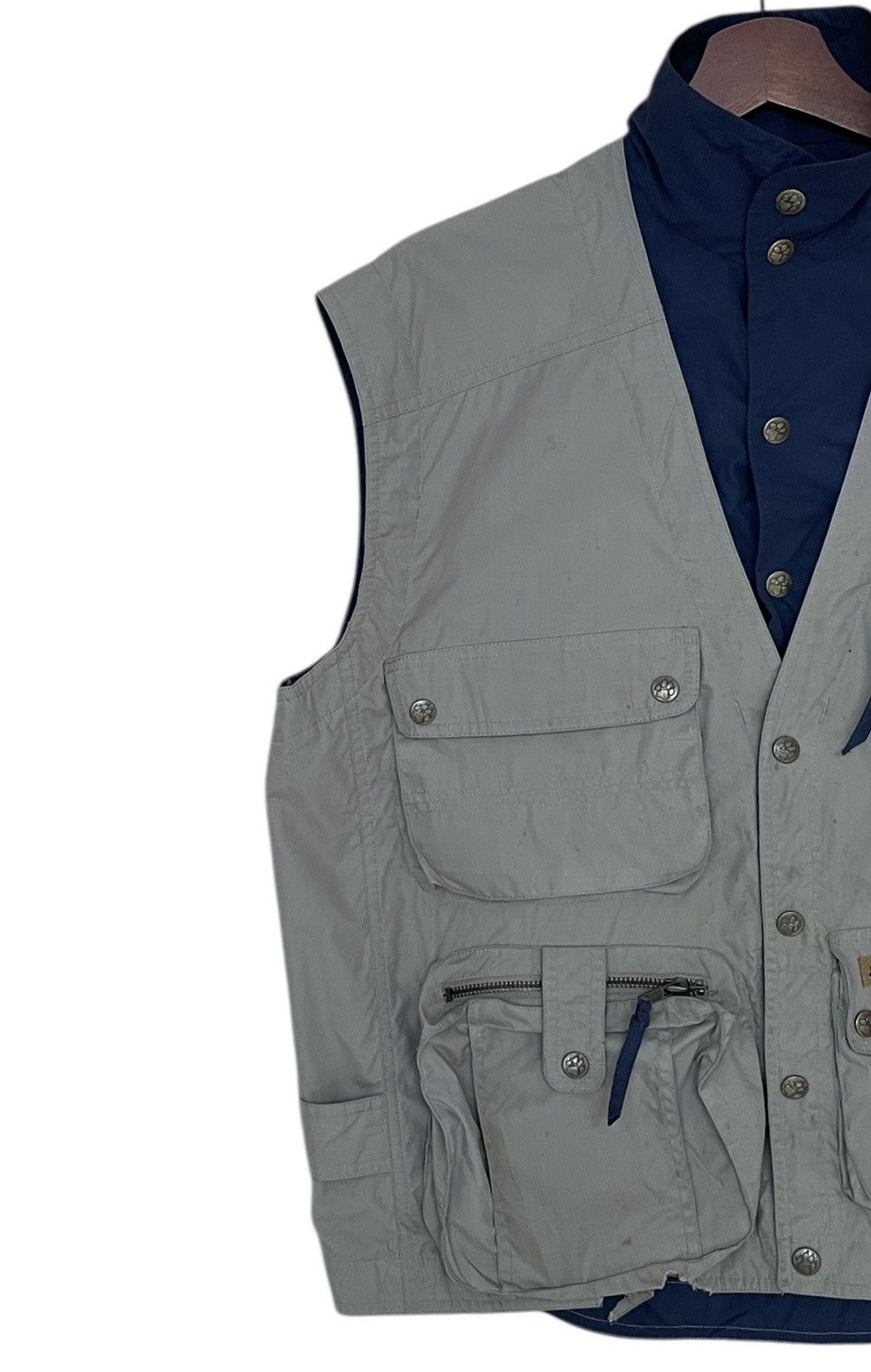 Jack Wolfskin × Vintage Vintage Brand Jack Wolfskin Vest 1990s Size US L / EU 52-54 / 3 - 3 Thumbnail