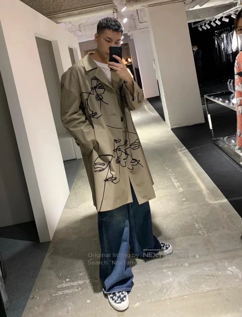 Celine CELINE Graffiti Duster Coat Size US M / EU 48-50 / 2 - 5 Thumbnail