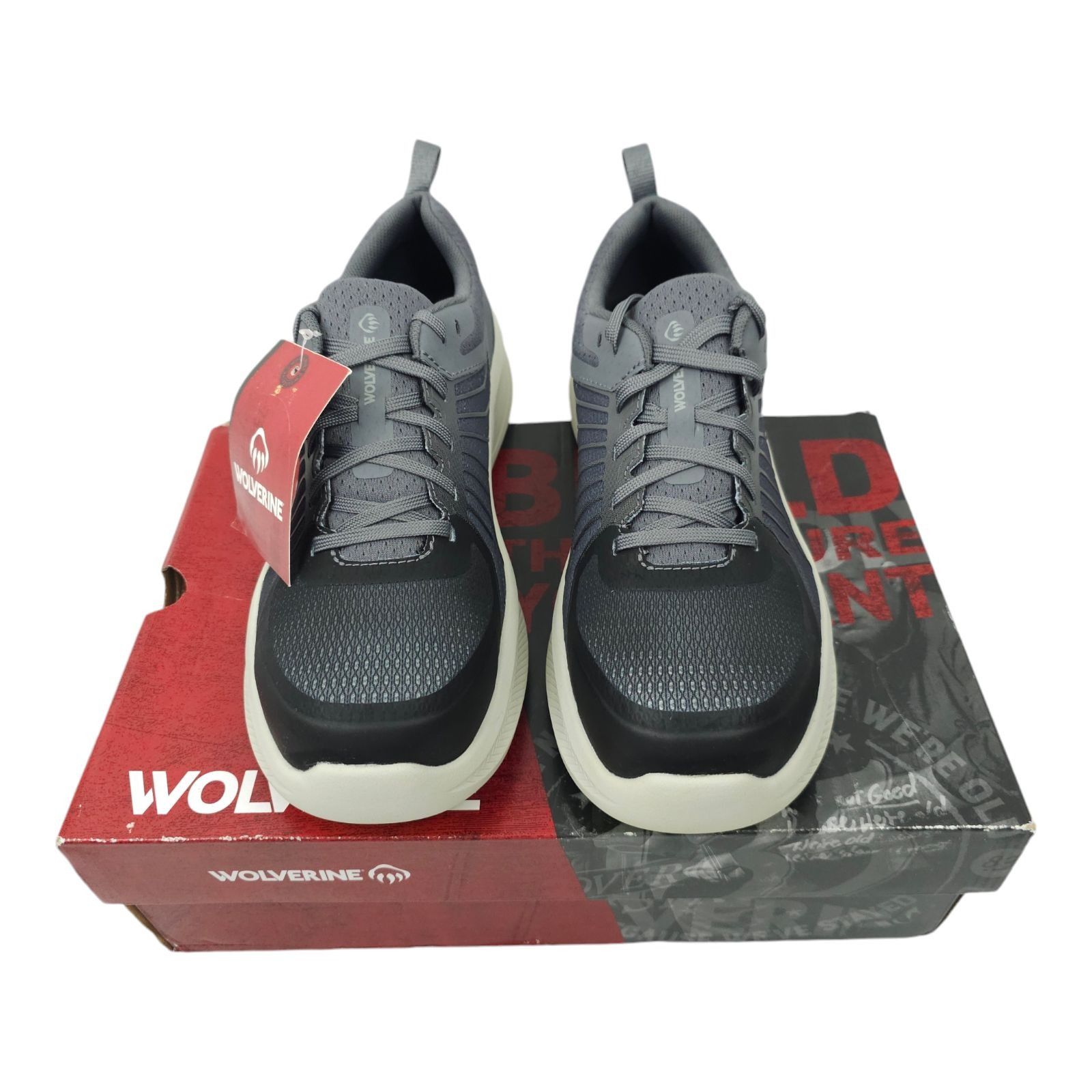 Wolverine Wolverine Bolt Durashocks Mens 9.5 Gray Work Shoe W211004 Size US 9.5 / EU 42-43 - 1 Thumbnail