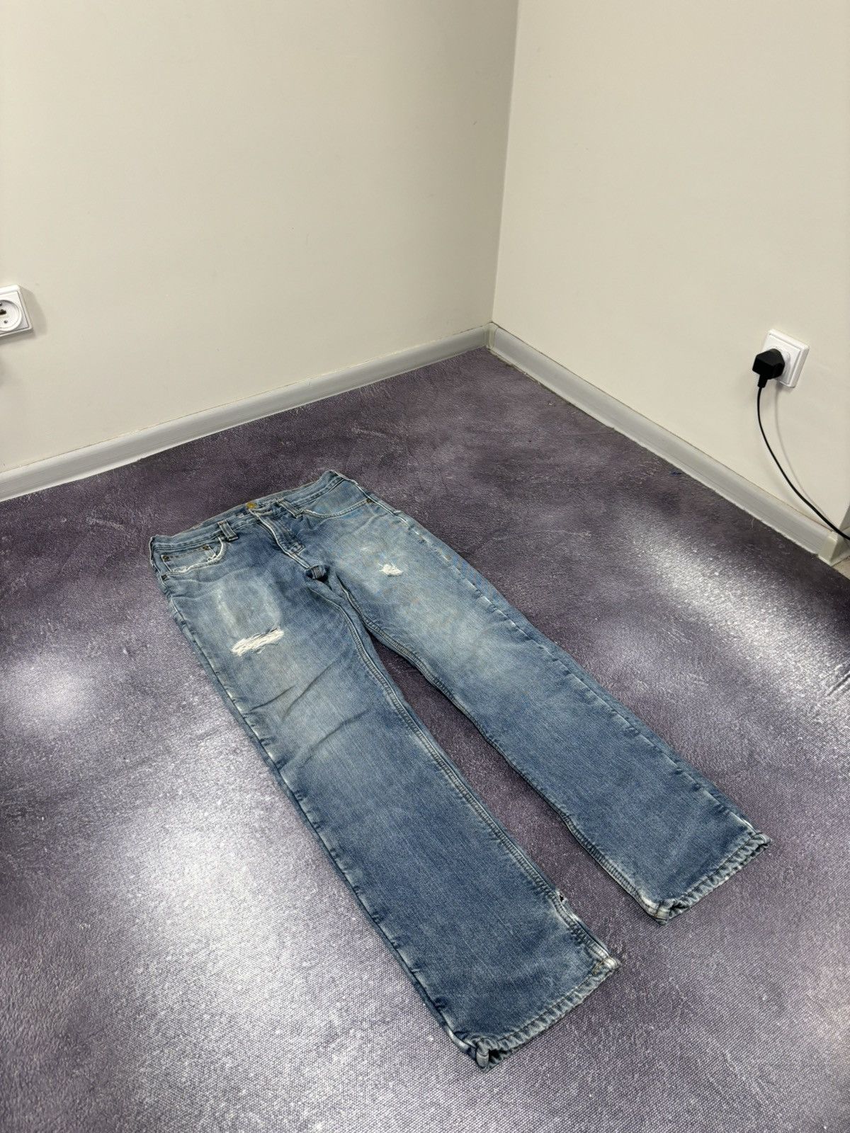 Carhartt Vintage Carhartt Relaxed Fit Blue Work Denim Hype Jeans Size US 32 / EU 48 - 9 Thumbnail