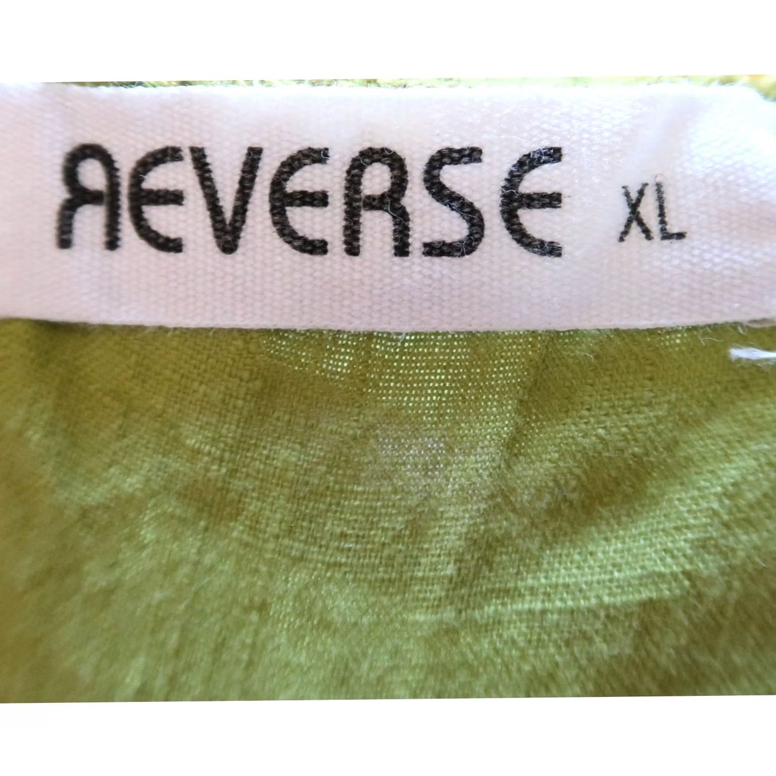 Vintage VINTAGE Reverse Balloon Sleeve Open Back Mini Dress XL Green Women's Short Dress Size XL / US 12-14 / IT 48-50 - 5 Thumbnail