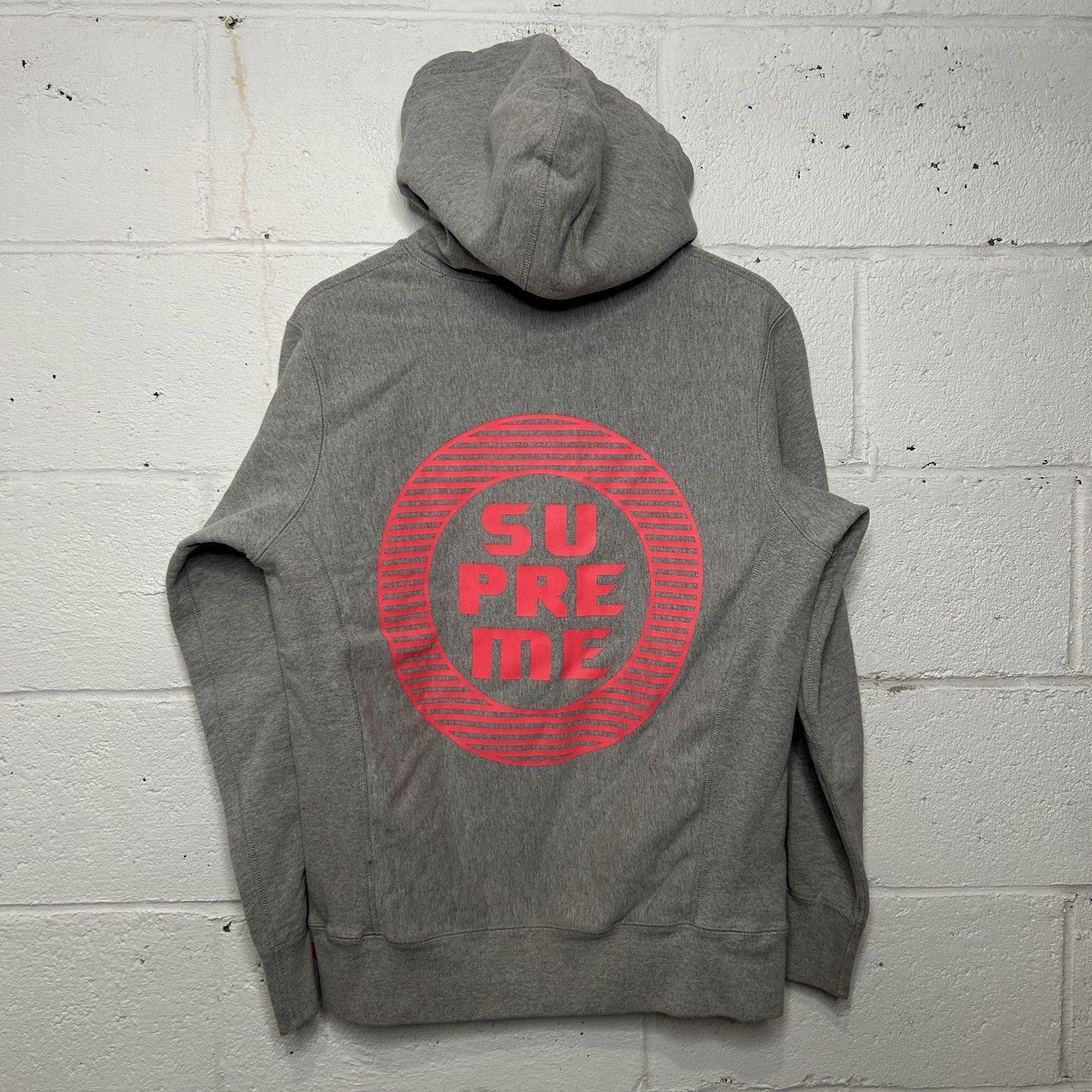 Supreme Supreme Disrupt Sweatshirt Hoodie “Grey Pink” SS15 Size US M / EU 48-50 / 2 - 2 Thumbnail
