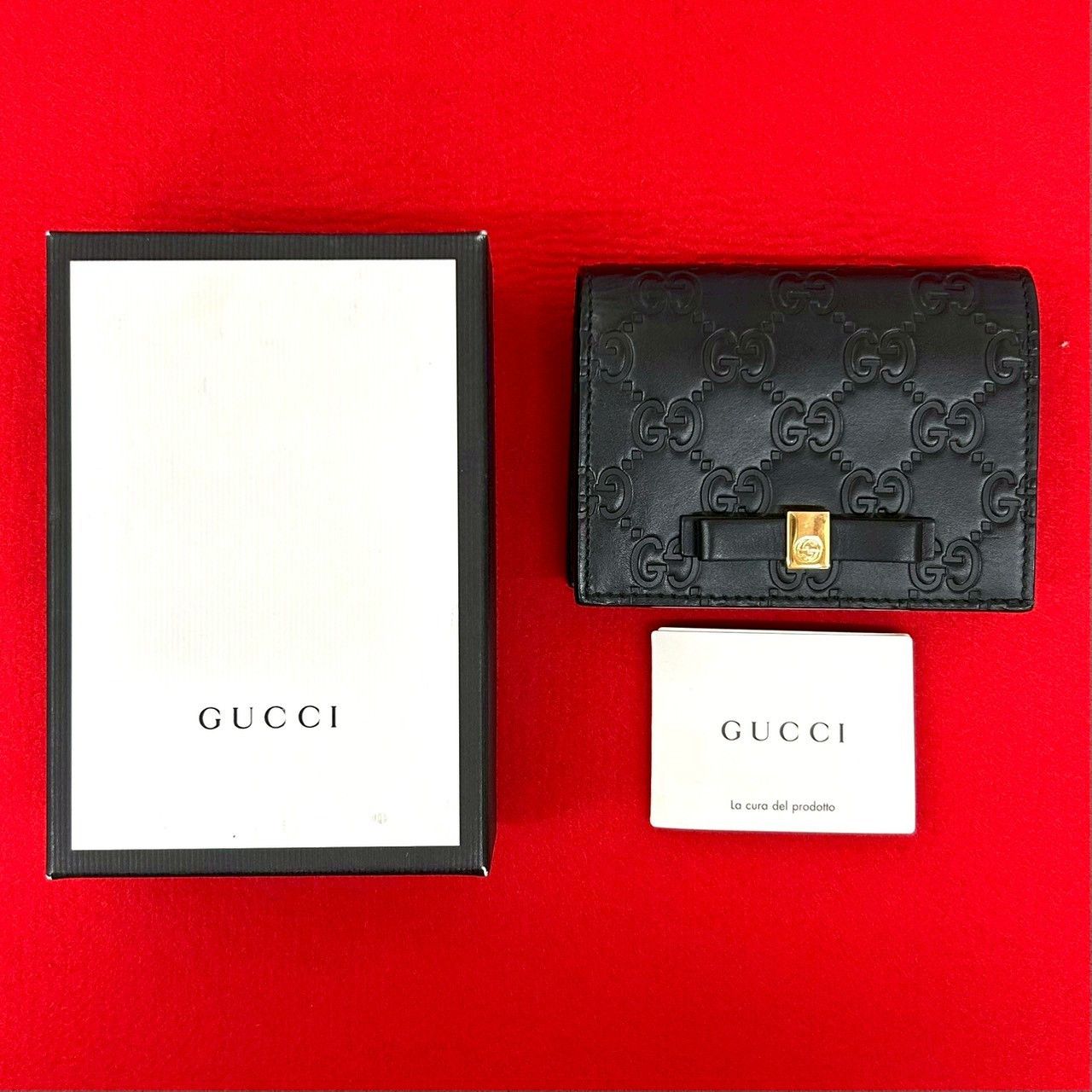 Gucci Gucci Gucci GG Logo Leather Card Case Leather Card Case DUTY FREE for USA Size ONE SIZE - 1 Thumbnail