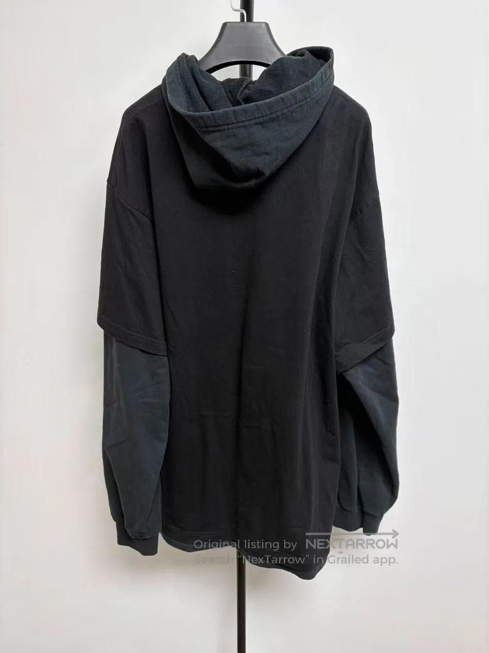 Balenciaga Balenciaga Men's Art Print Oversized Hooded T-Shirt. Size US L / EU 52-54 / 3 - 2 Thumbnail
