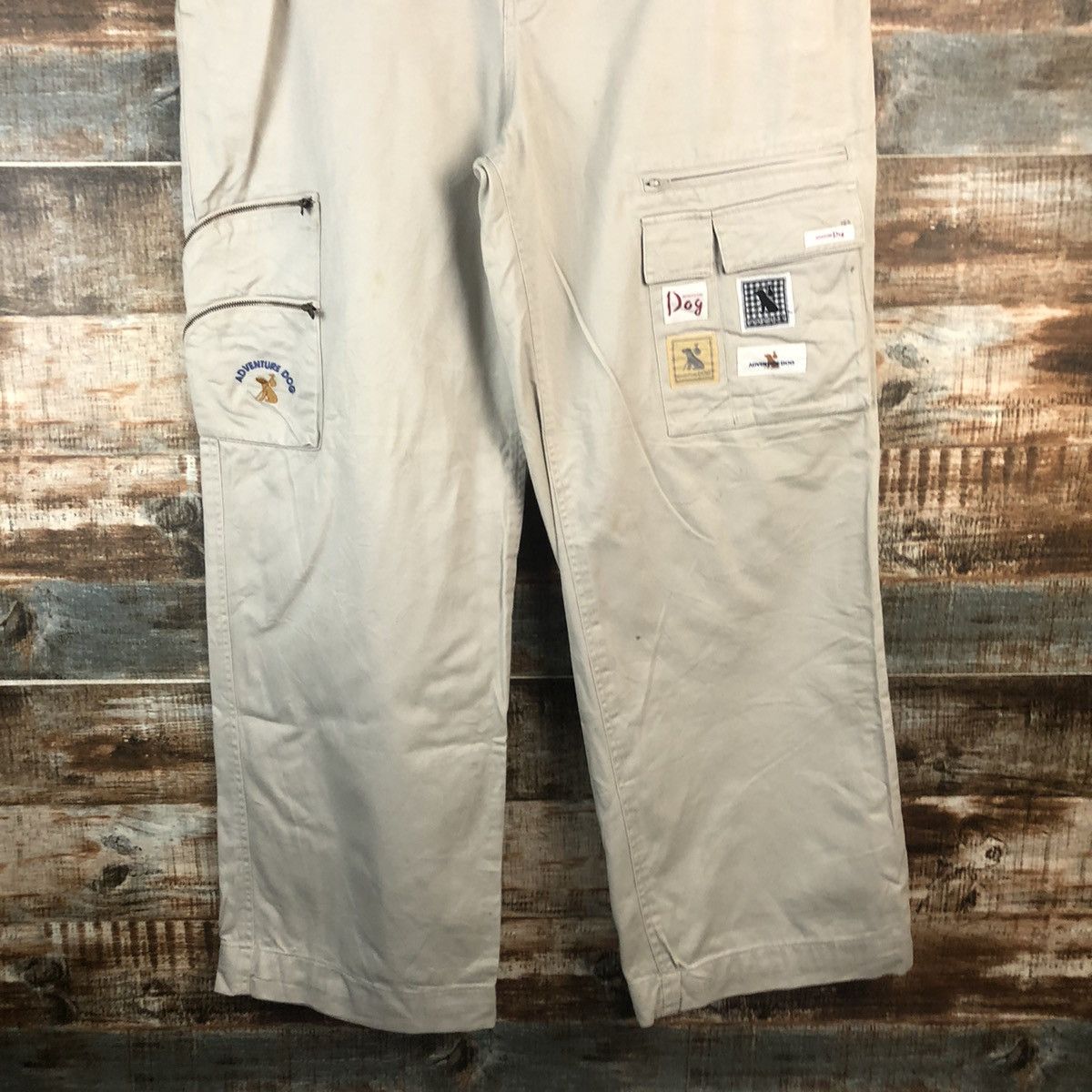 Other DL Adventure Dog White Cargo Multipocket Pants #C697 Size US 34 / EU 50 - 3 Thumbnail