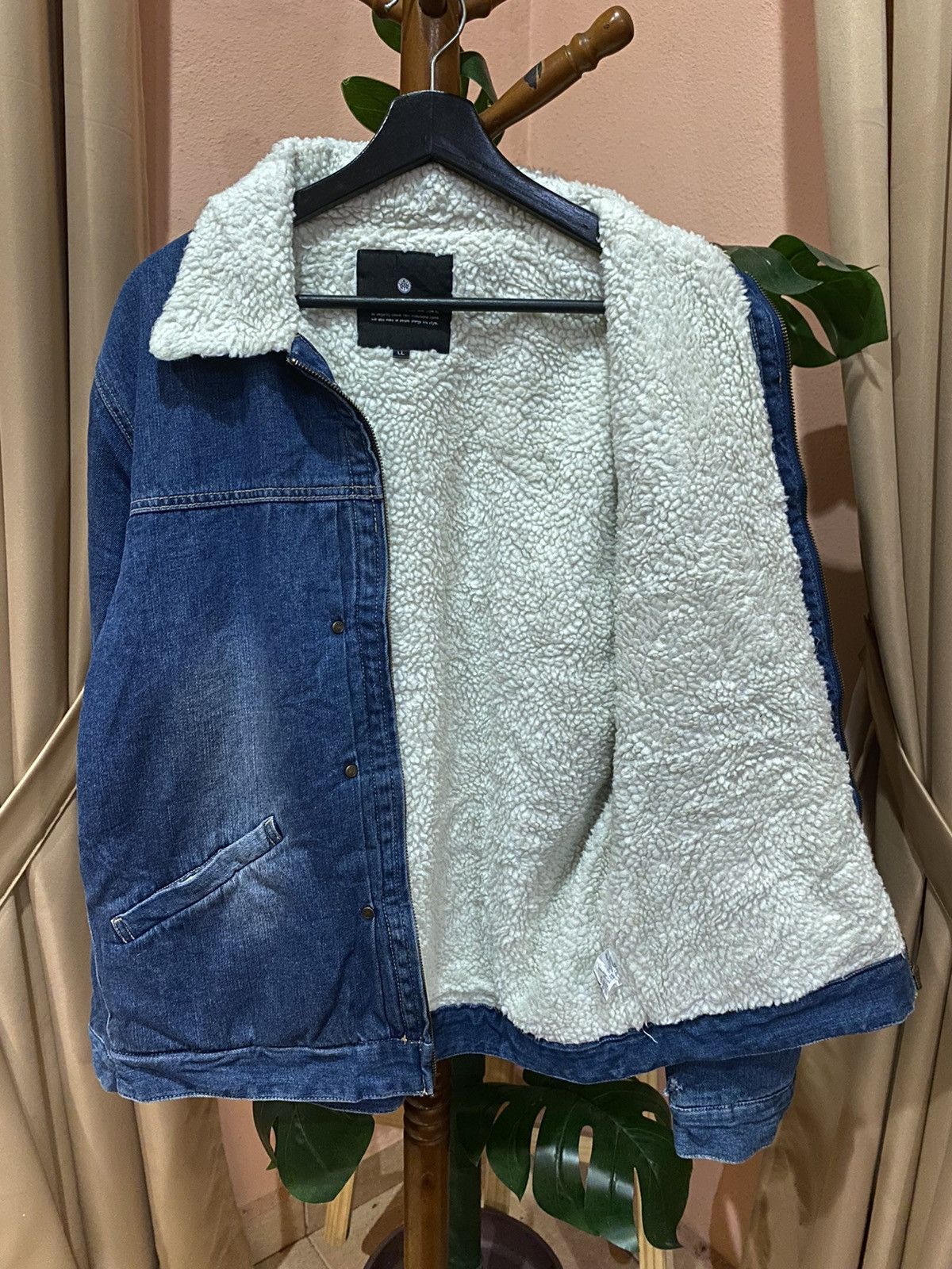 Restoration VINTAGE RESTORATION DENIM FUR LINING JACKET Size XL / US 12-14 / IT 48-50 - 10 Thumbnail