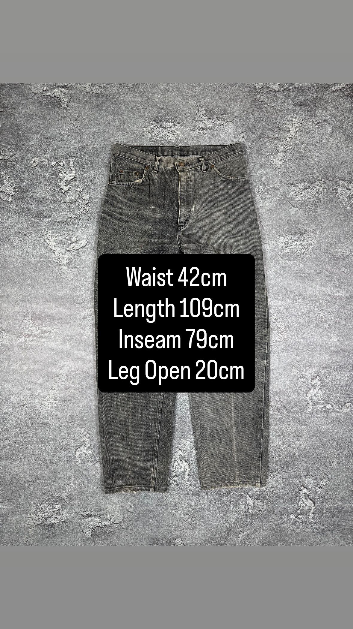 Levi's Vintage Clothing 1980s Levi's 501 Grey Denim Jeans Size 32 Streetwear Size US 32 / EU 48 - 2 Thumbnail