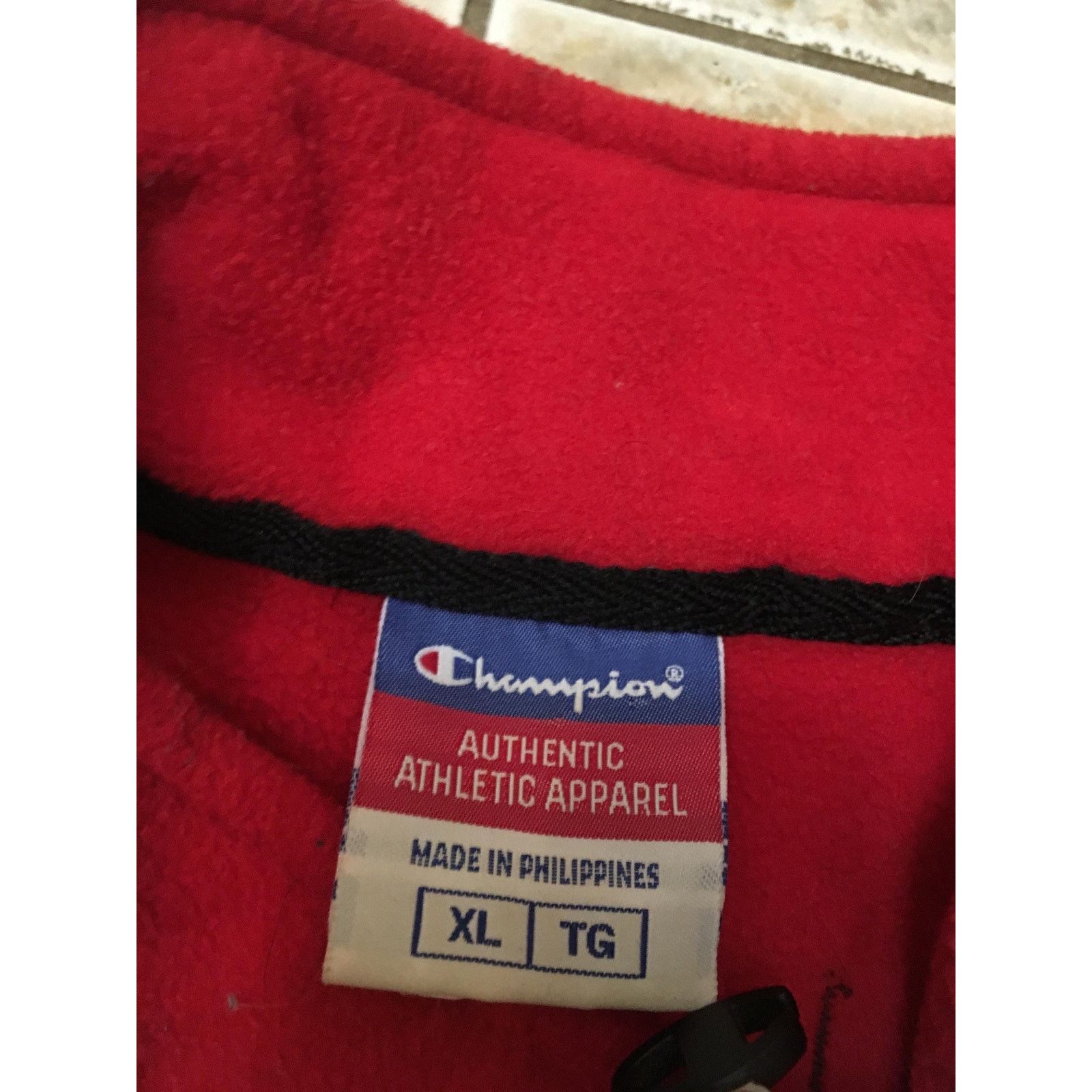 Champion Vintage Wisconsin Badgers fleece vest Sweatshirt size XL 90s Size US XL / EU 56 / 4 - 5 Thumbnail