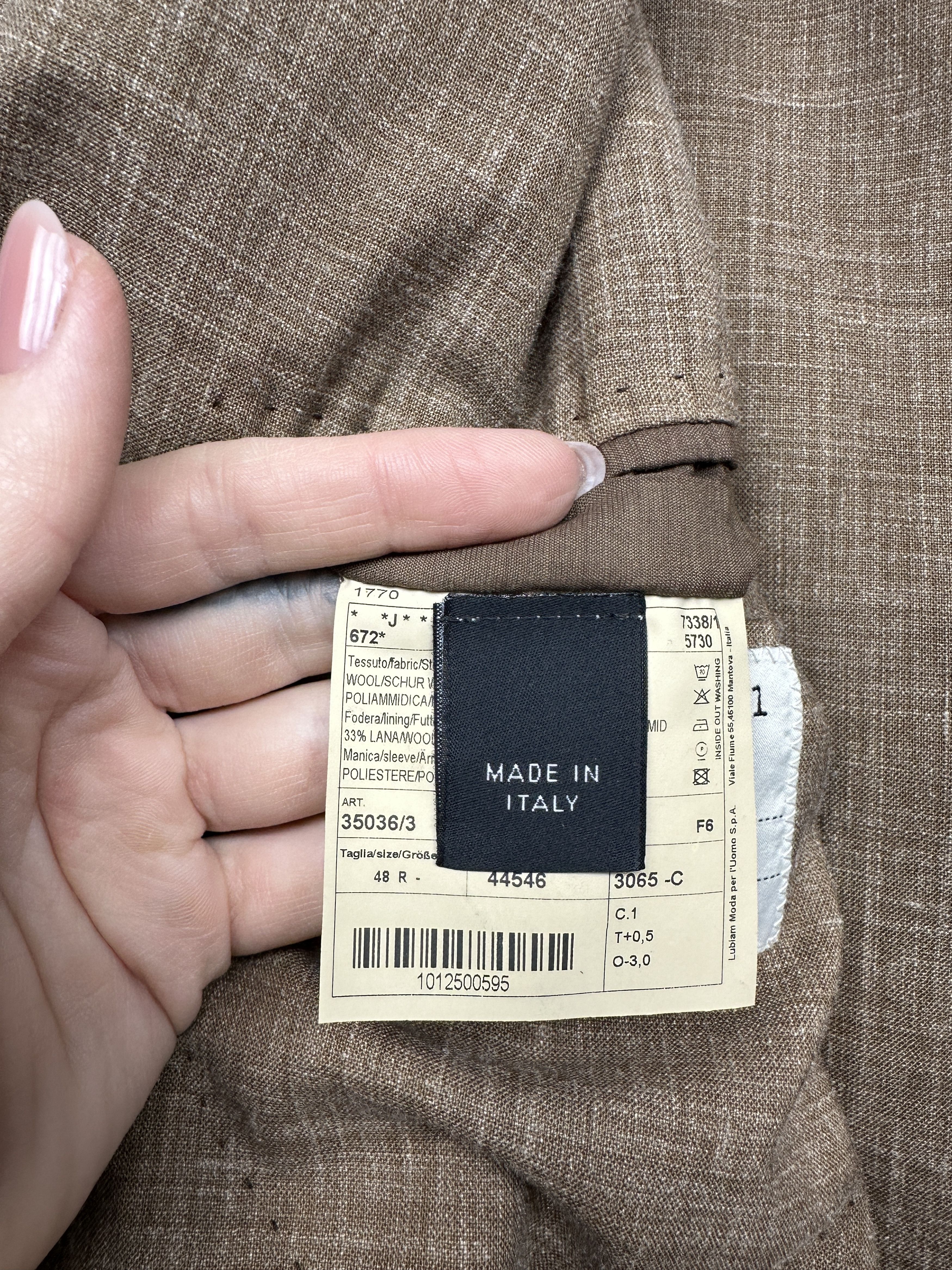 L.B.M. 1911 LBM 1911 Wool Linen Unlined Blazer Jacket L.B.M. Size 38R - 5 Thumbnail