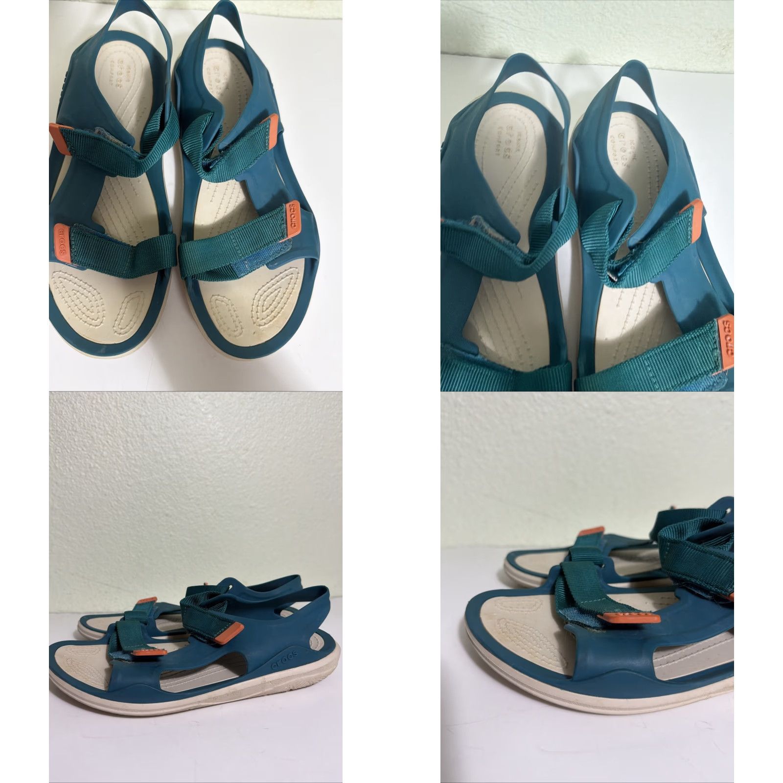 Crocs Crocs Swiftwater Expedition Sandal Adjustable Women Size 9 Juniper/Stucco Beige Fisherman Rubber Shoes Sandal Size US 9 / IT 39 - 8 Thumbnail
