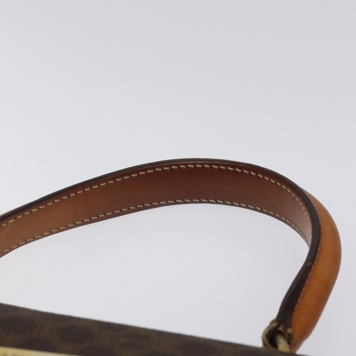 Celine CELINE Macadam Canvas Hand Bag Pvc Leather Brown Gold Size ONE SIZE - 8 Thumbnail