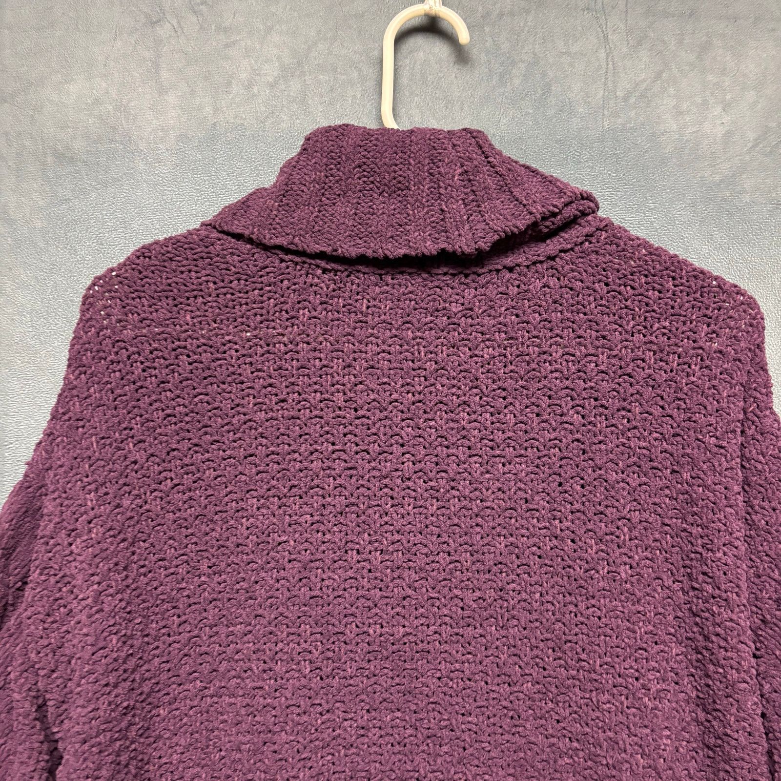 Other Seven7 Sweater Cowl Neck Turtleneck Knit Fisherman Cable Size S / US 4 / IT 40 - 12 Thumbnail