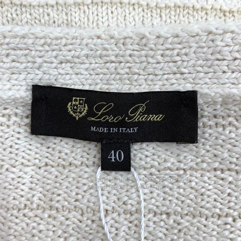 Loro Piana Loro Piana Multicolor Striped Cotton V-neck Single-breaste Size XS / US 0-2 / IT 36-38 - 6 Thumbnail