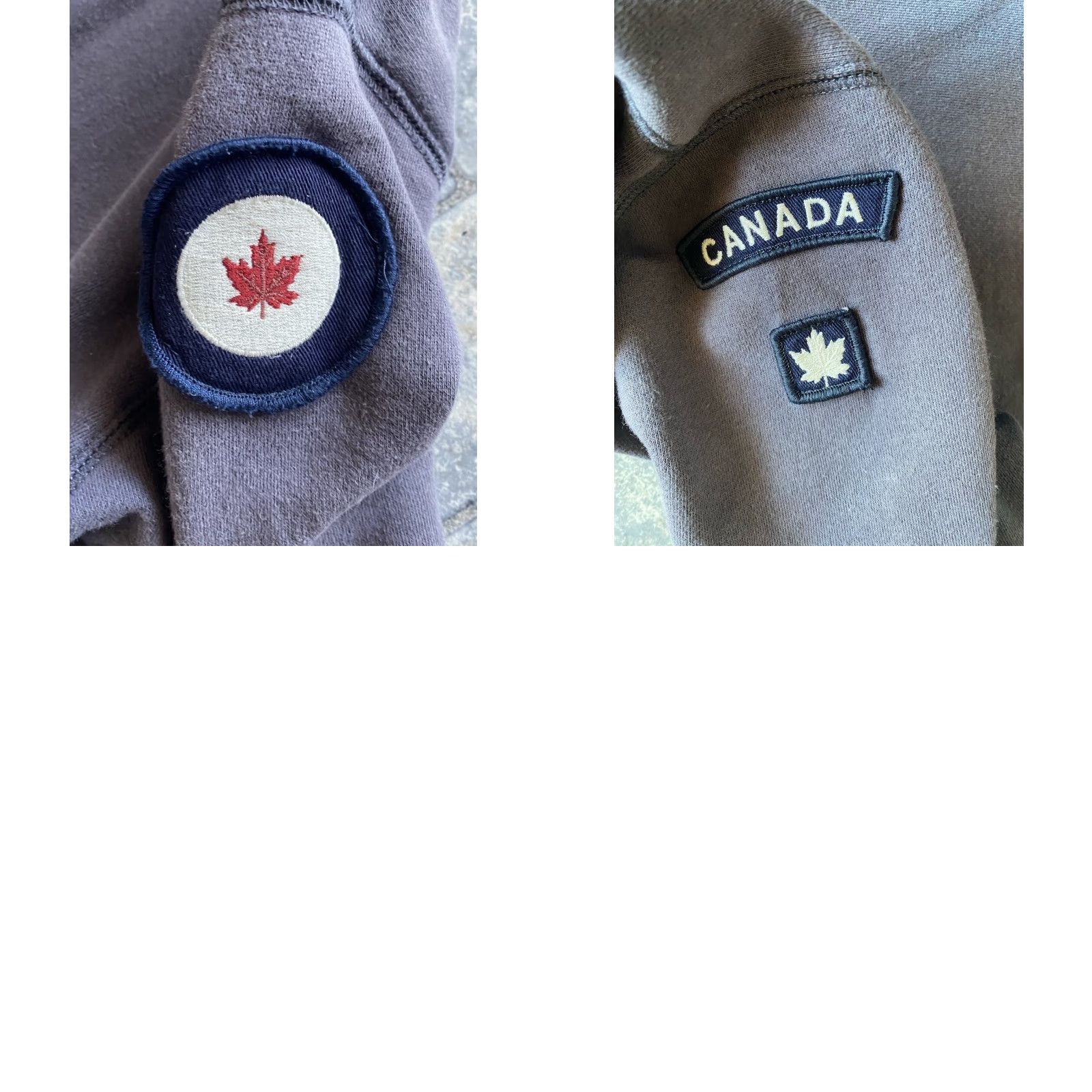 Vintage VINTAGE Red Canoe RCAF Canada Full Zip Sweatshirt Men L Gray Mens Size US L / EU 52-54 / 3 - 11 Thumbnail