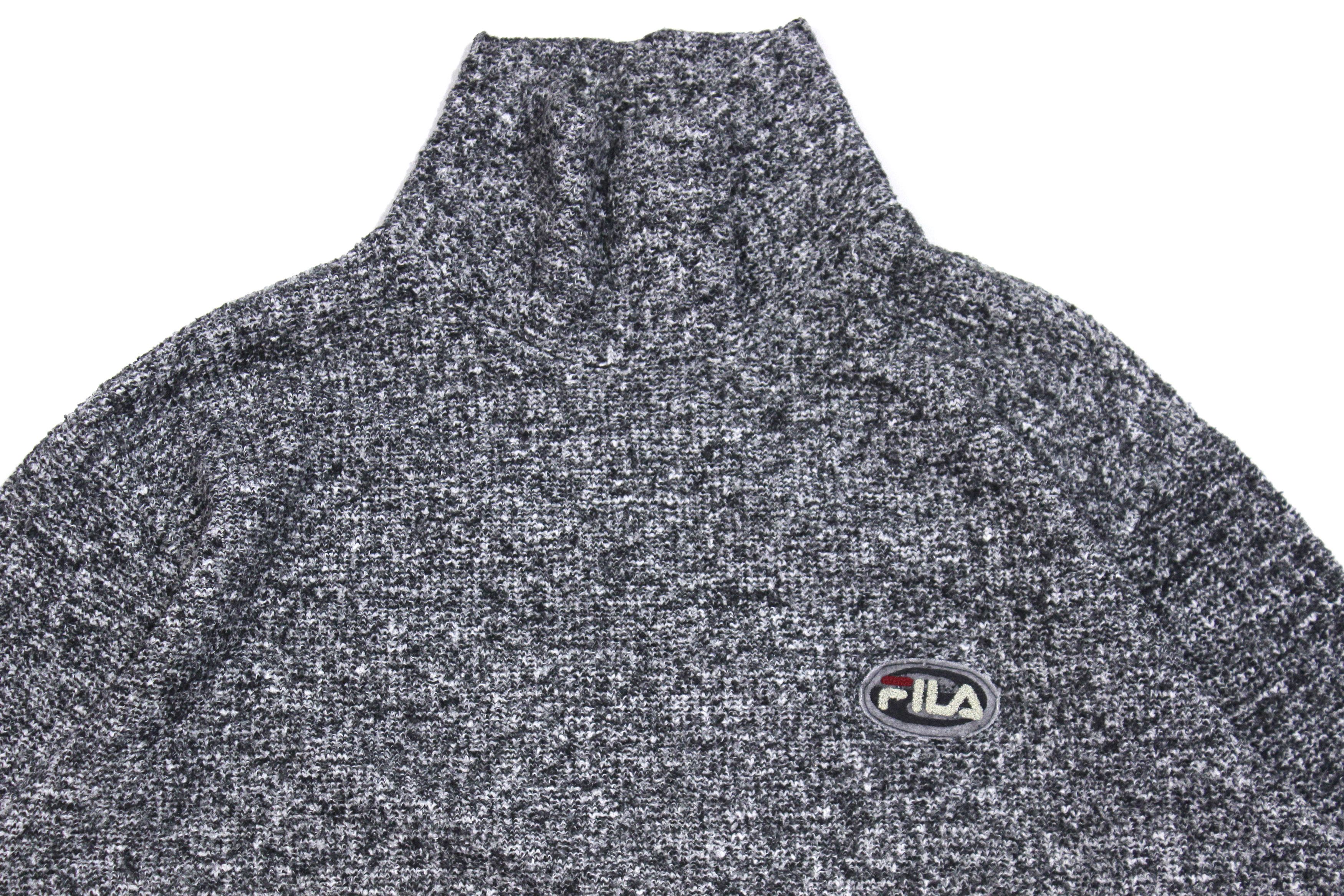 Fila 90S Logo High Neck Fleece Size US M / EU 48-50 / 2 - 3 Thumbnail