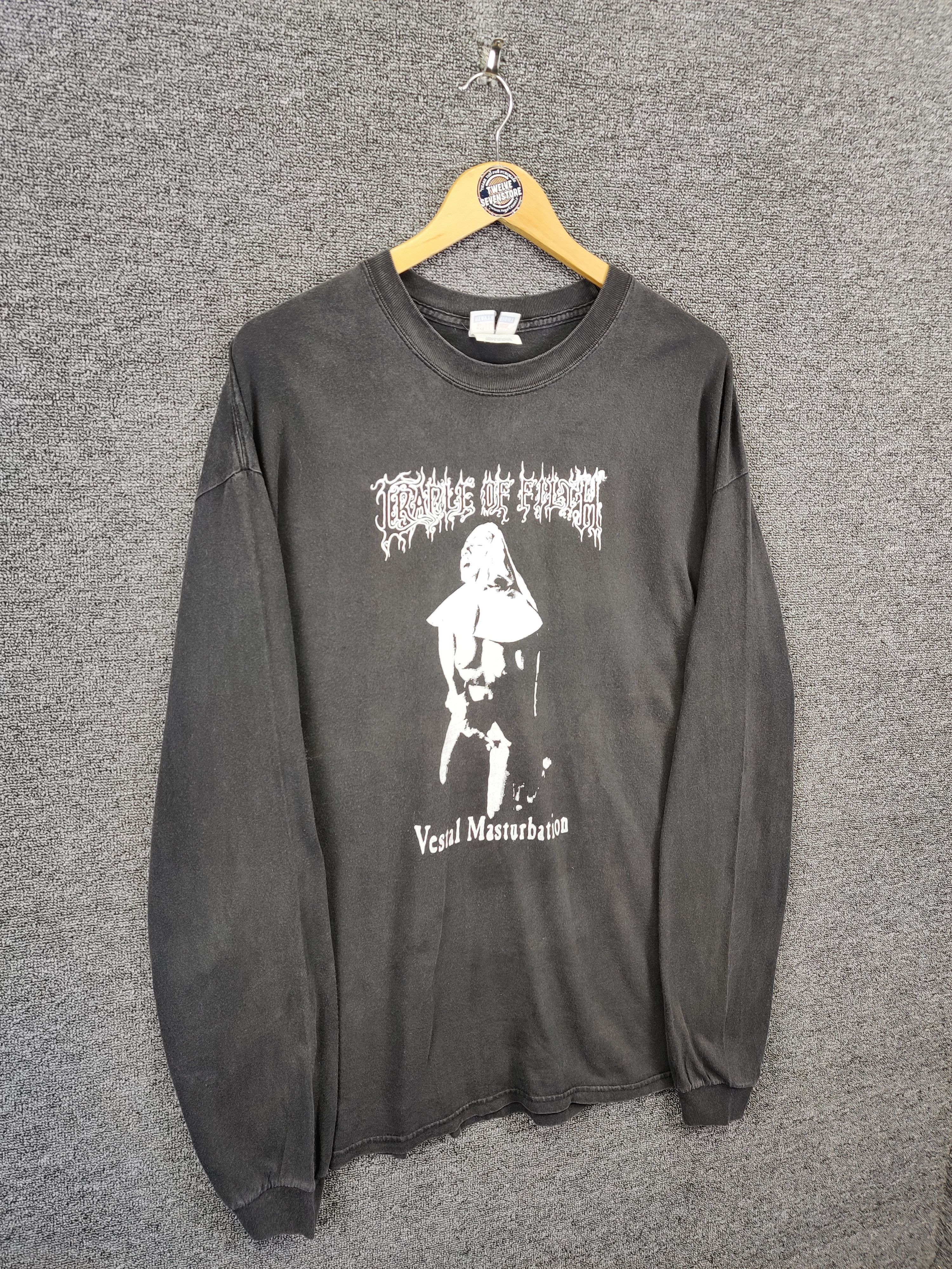 Band Tees Cradle Of Filth Vestal Masturbation Long Sleeve Tee Tshirt Size US XL / EU 56 / 4 - 5 Thumbnail