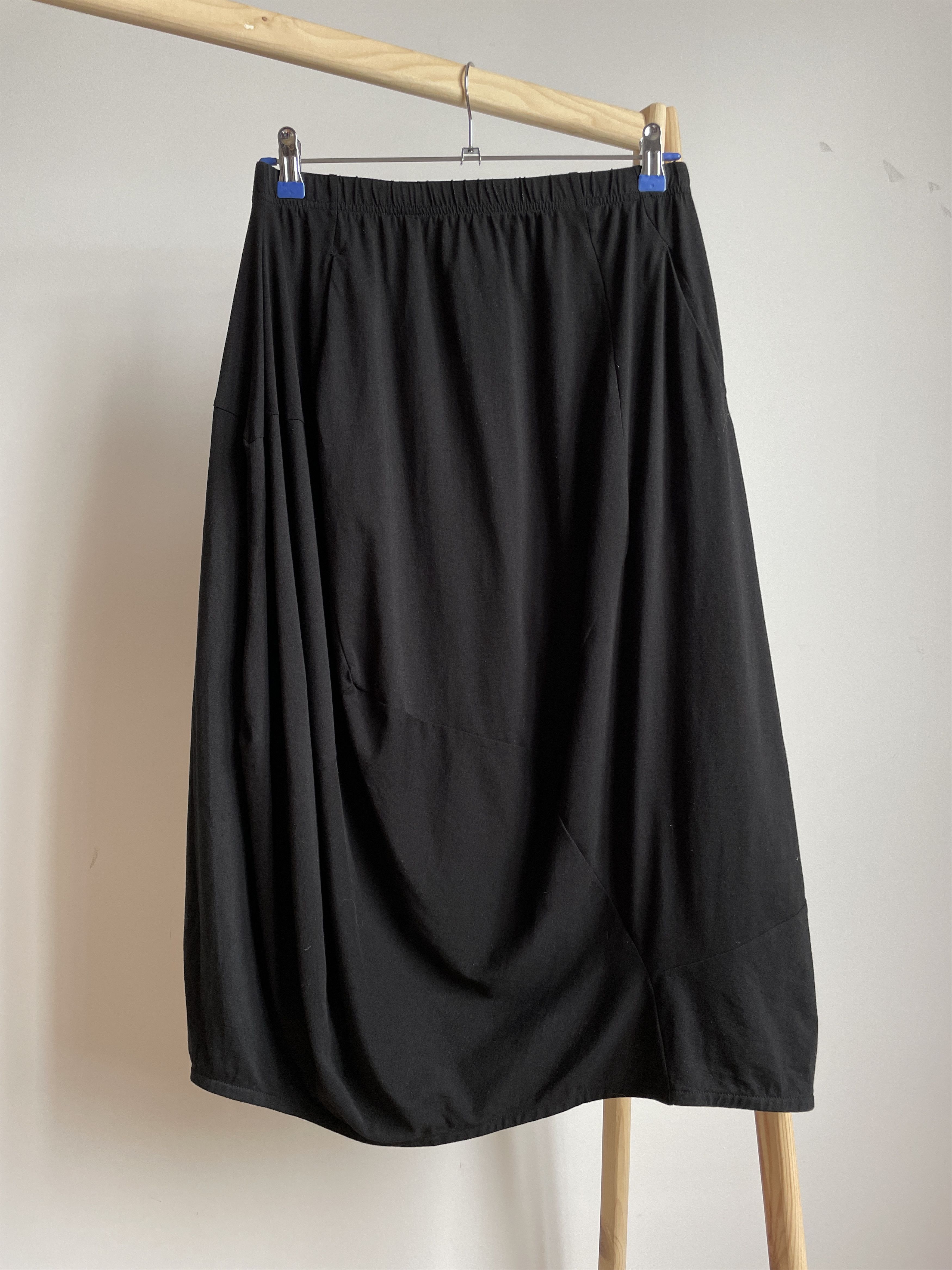 image of Avant Garde x Rundholz Black Label Cotton Jersey Panelled Skirt Size M, Women's