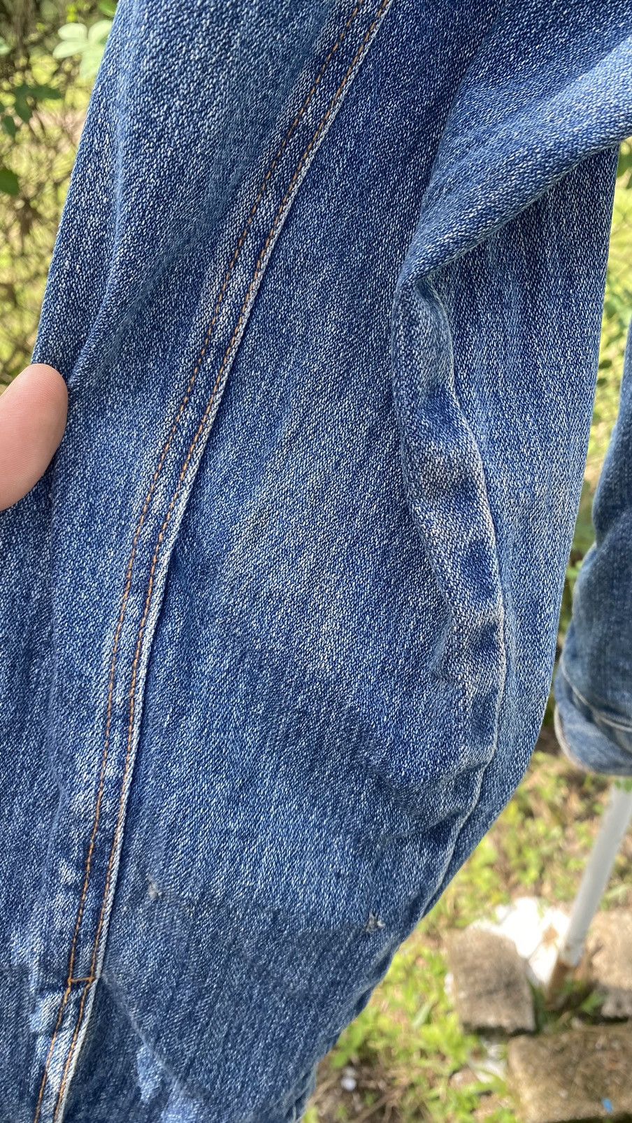 Japanese Brand × Vintage Vintage Nylaus Jeans Denim Jacket Size US XL / EU 56 / 4 - 14 Thumbnail