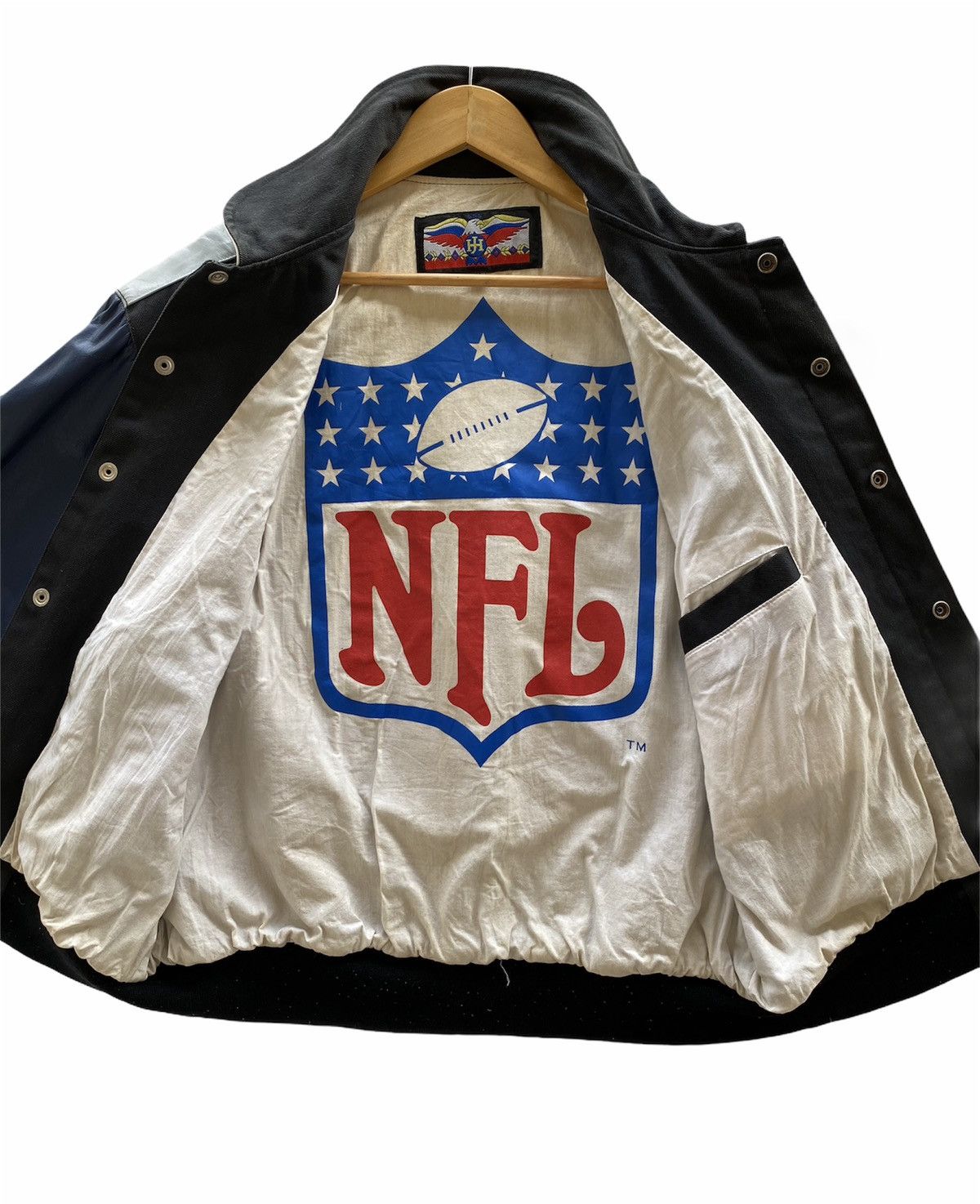 Jeff Hamilton Rare Dallas Cowboys Denim Leather Jeff Hamilton Jacket Size US M / EU 48-50 / 2 - 5 Thumbnail