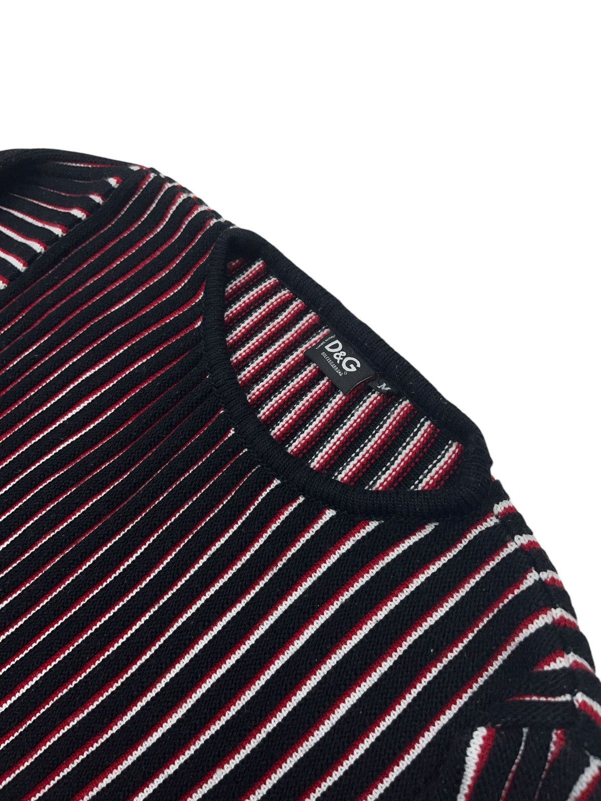 Other Vintage Dolce & Gabbana Avant Garde Sweater Ribbed y2k Knit Size US M / EU 48-50 / 2 - 5 Thumbnail