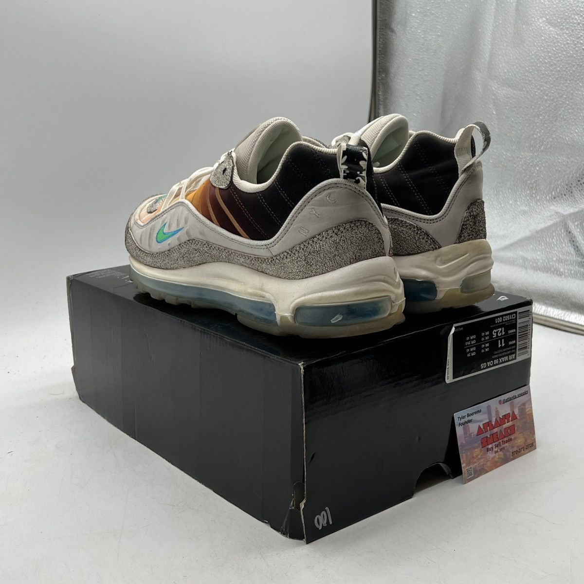 Nike Air max 98 on air nyc la mezcla Size US 11 / EU 44 - 4 Thumbnail