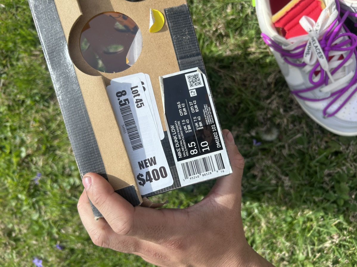Nike × Off-White OFF WHITE DUNKS Size US 8.5 / EU 41-42 - 8 Thumbnail