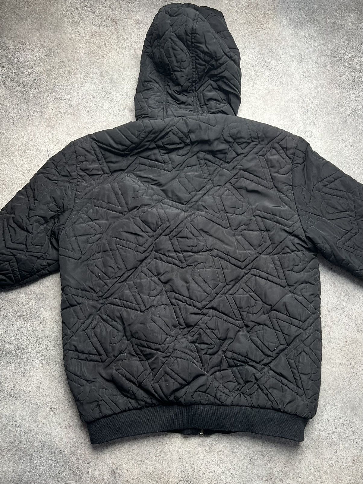 Versace Versace Jeans monogram hooded bomber jacket Size US M / EU 48-50 / 2 - 10 Thumbnail